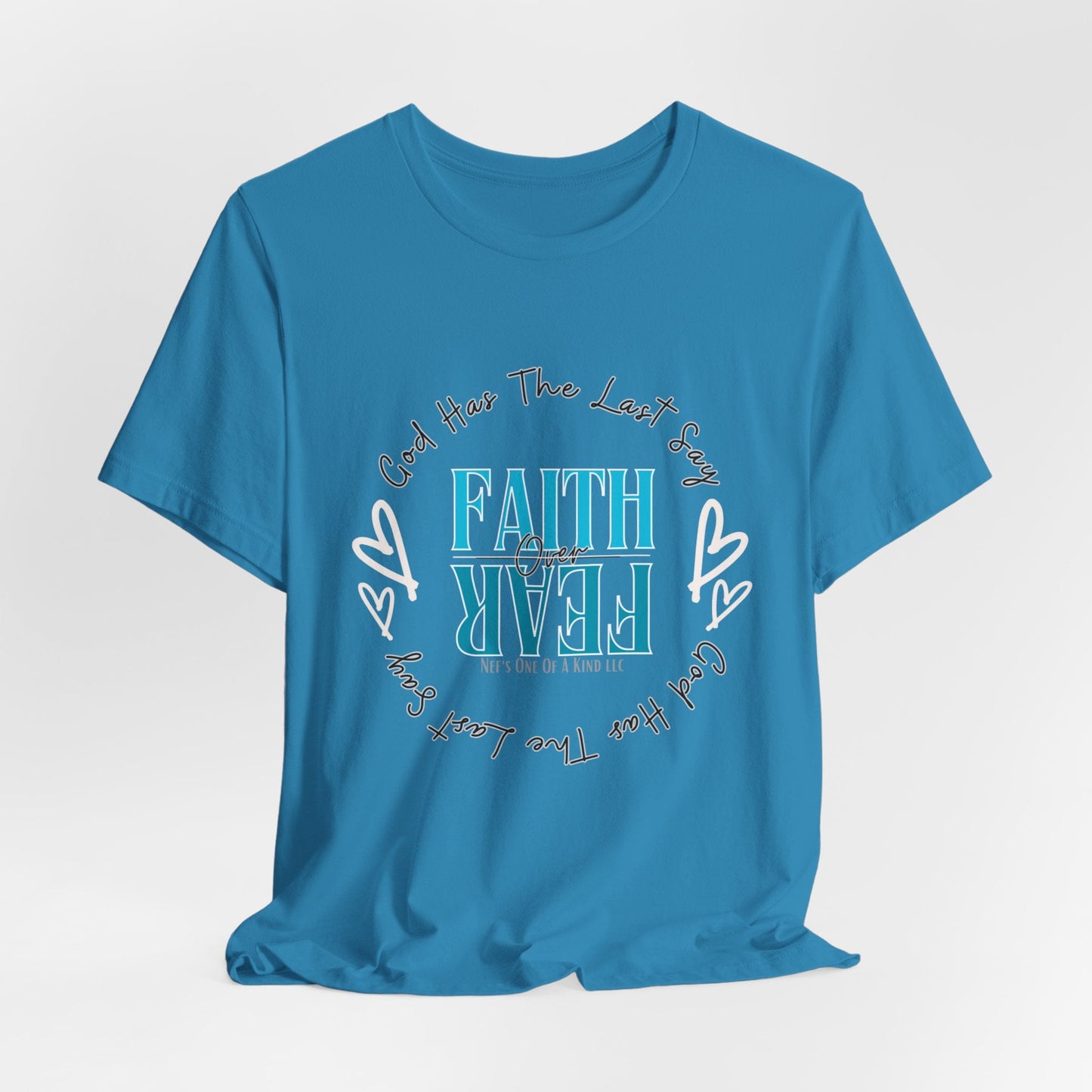 Faith over Fear Unisex Short Sleeve Tee