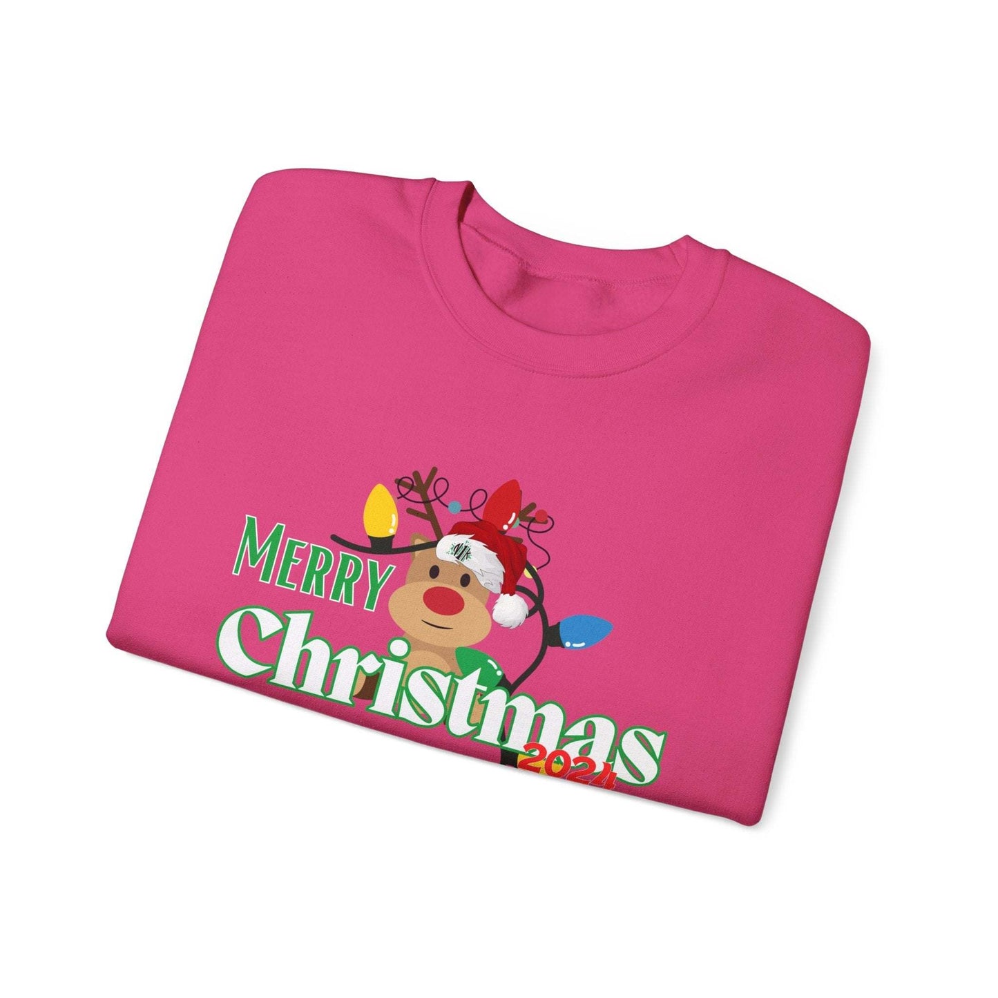 Merry Christmas 2024 Unisex Heavy Blend™ Crewneck Sweatshirt