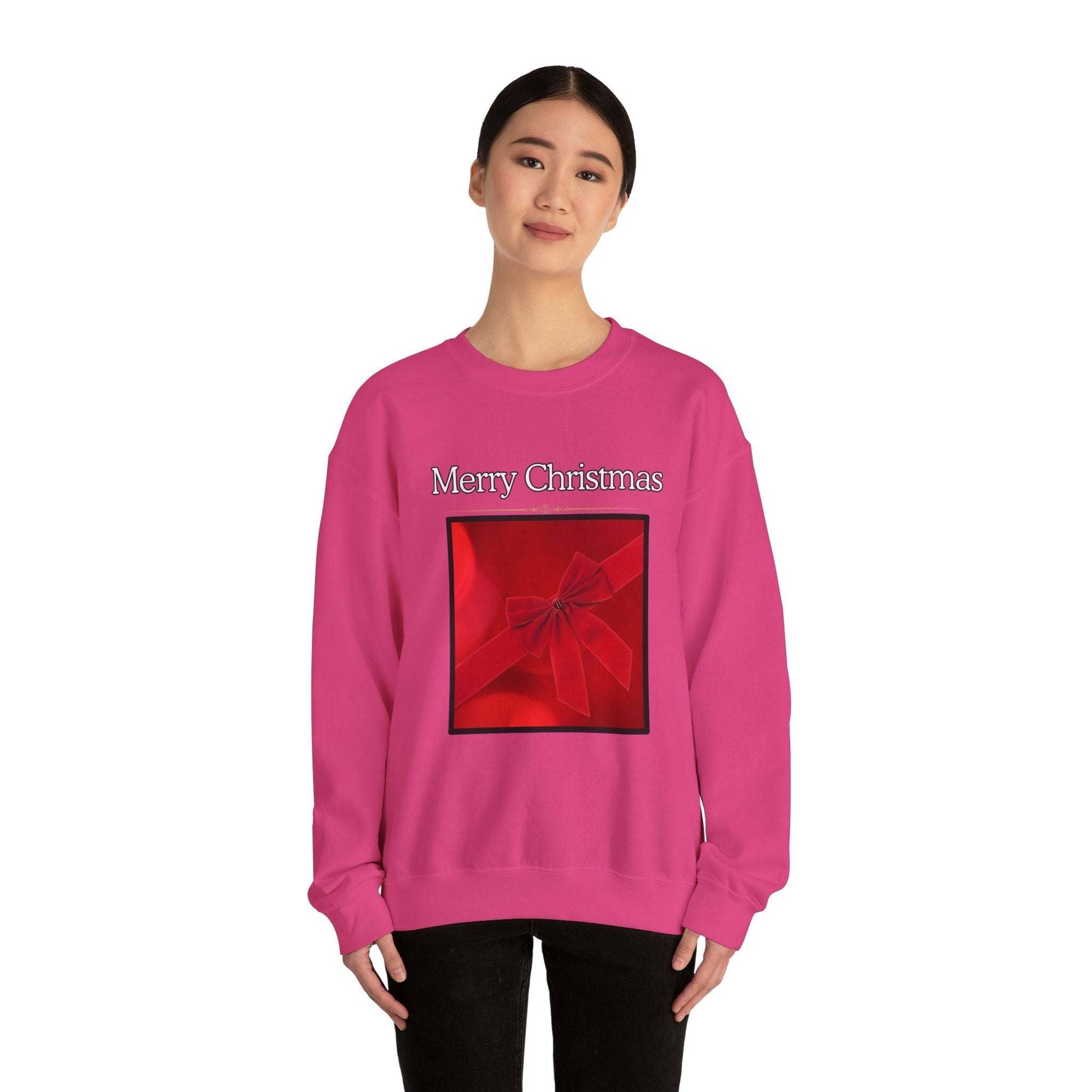 Merry Christmas Present Unisex Heavy Blend™ Crewneck Sweatshirt