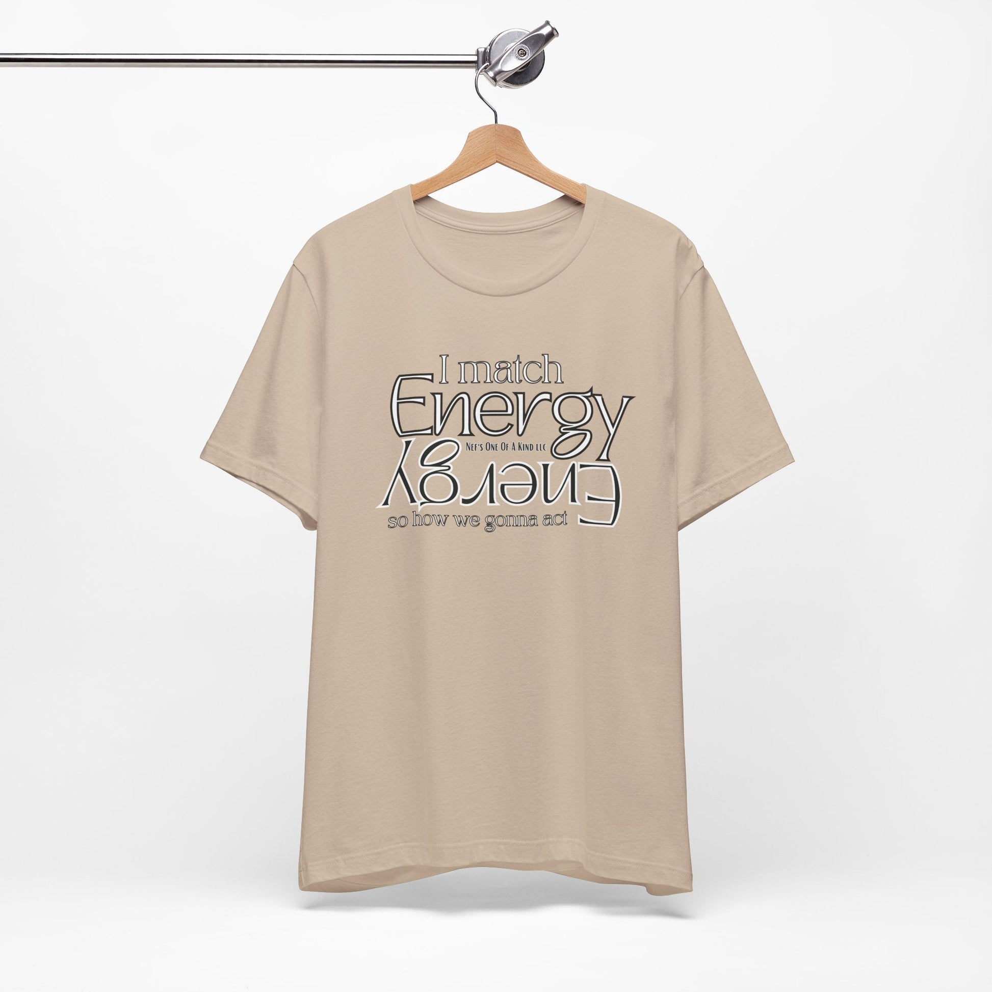 Match Energy Design Unisex Short Sleeve Tee