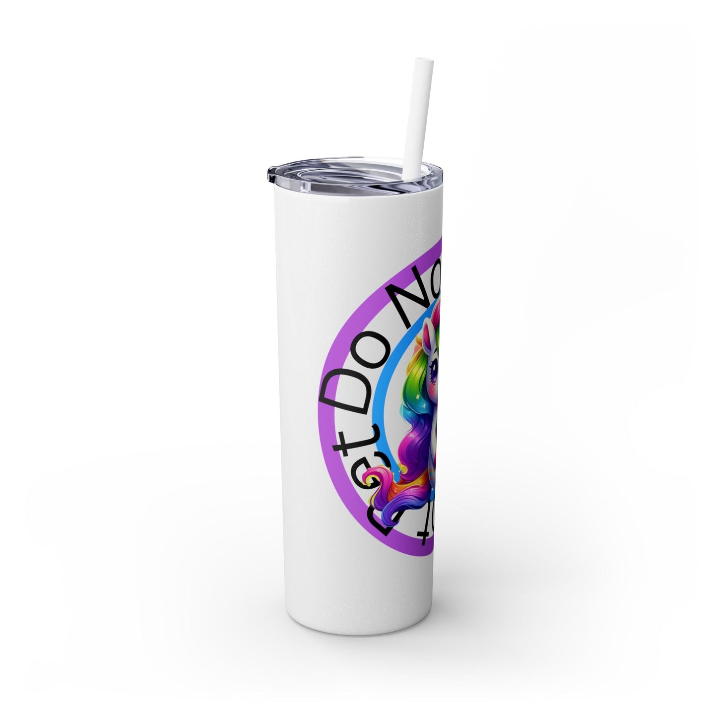 Feed Unicorn Skinny Tumbler