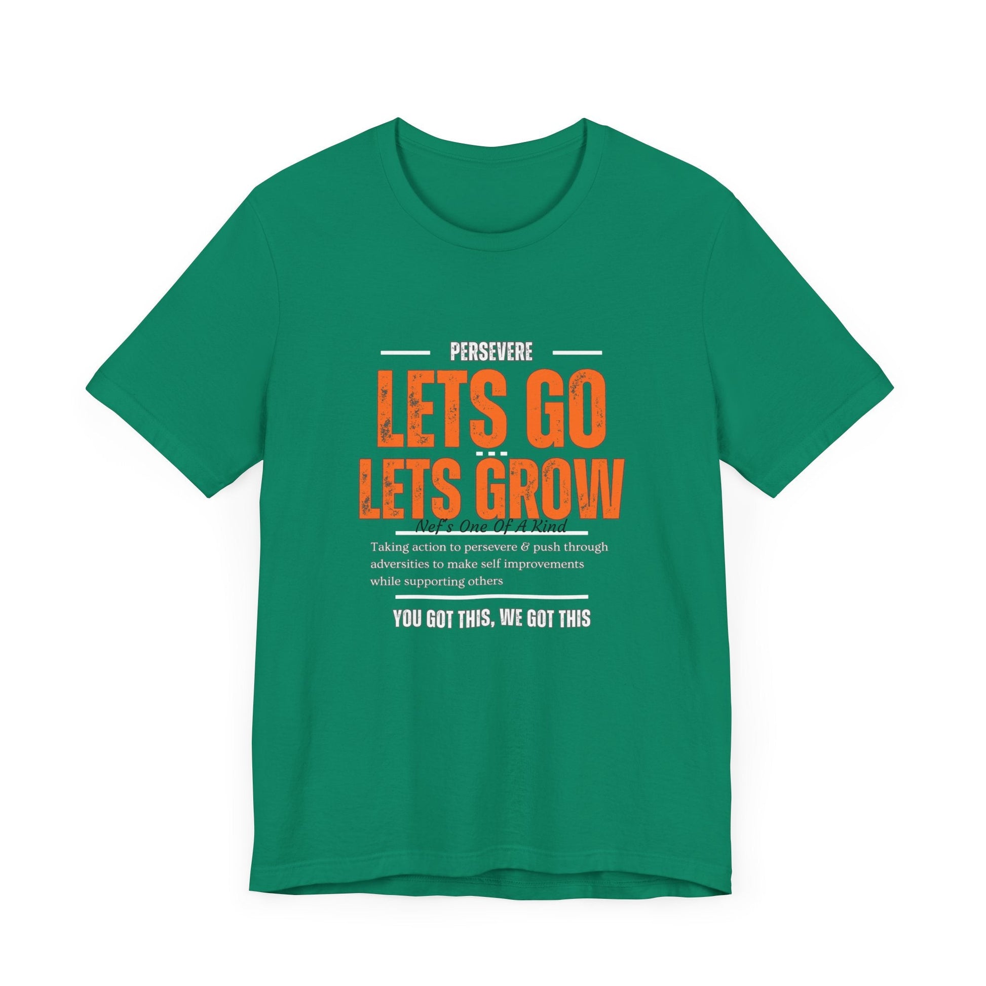 Lets Go Lets Grow Unisex Jersey Short Sleeve Tee