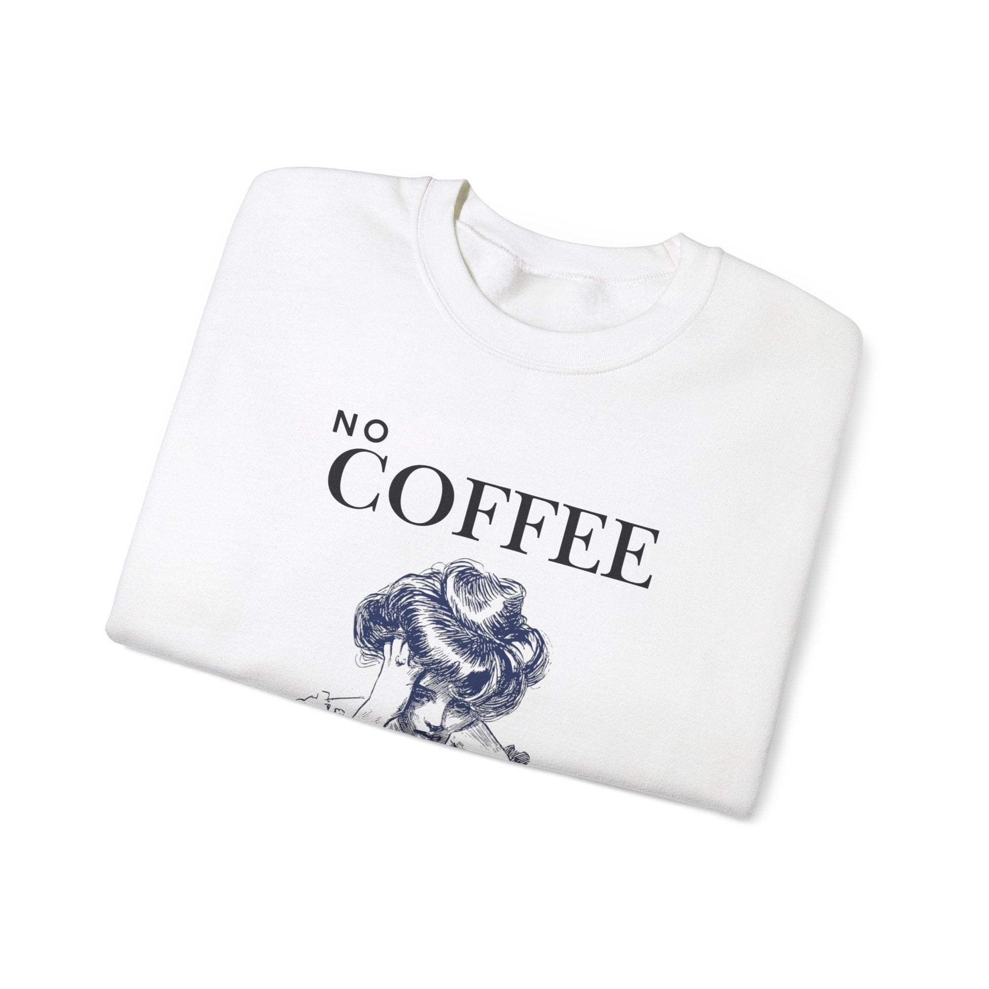 No Coffee No Conversation Unisex Heavy Blend™ Crewneck Sweatshirt