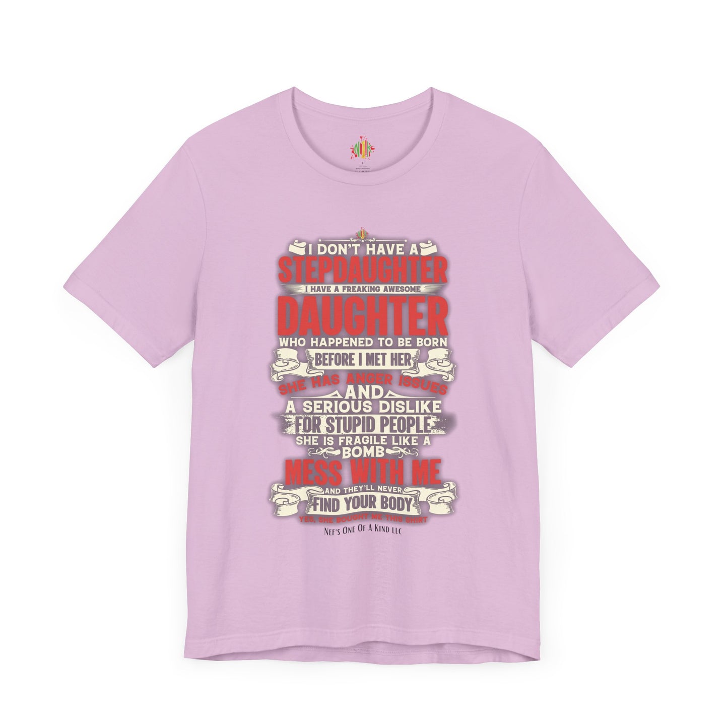 The love of a stepdaughter from a Stepfather Short Sleeve Tee