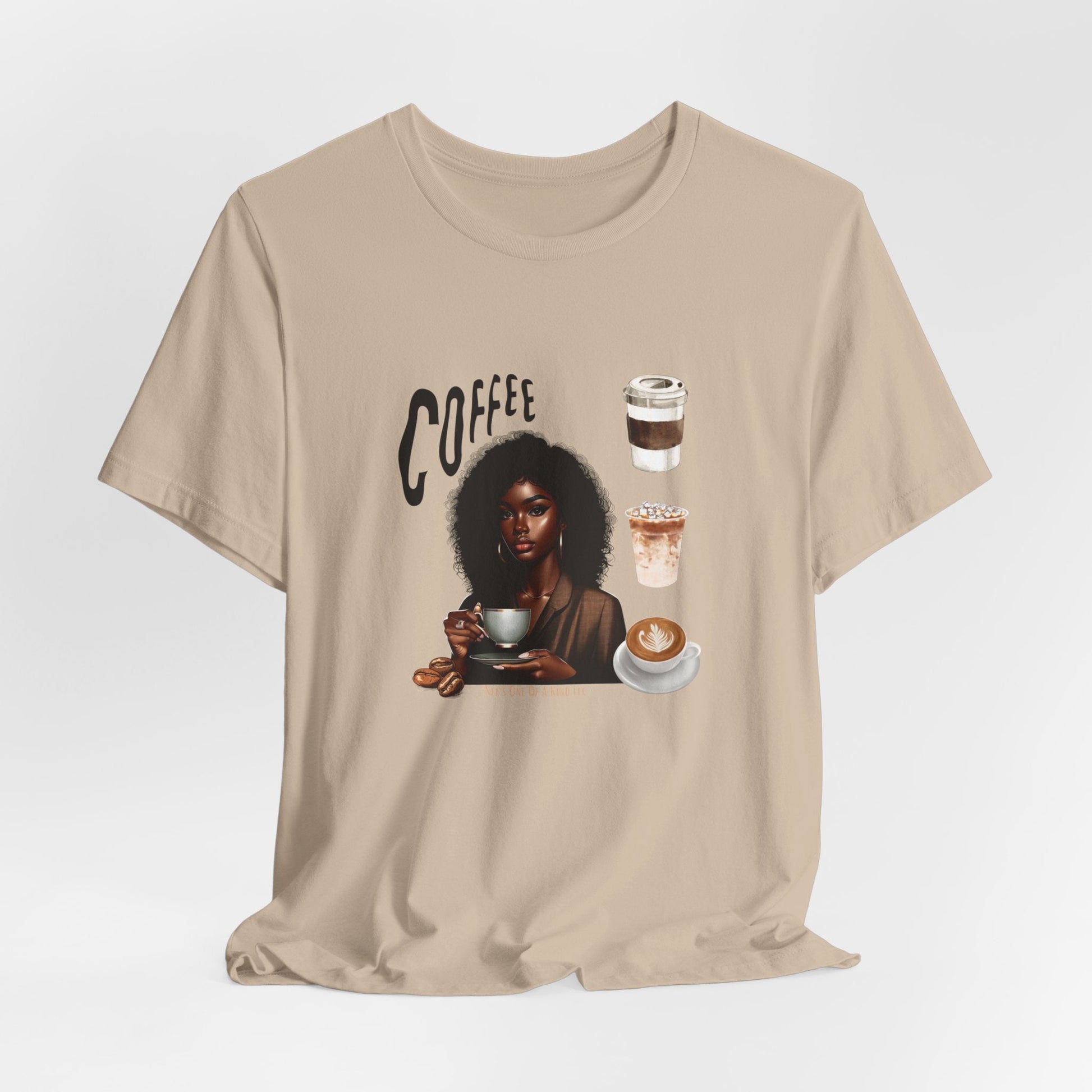 Coffee with Lady Jersey Short Sleeve Tee