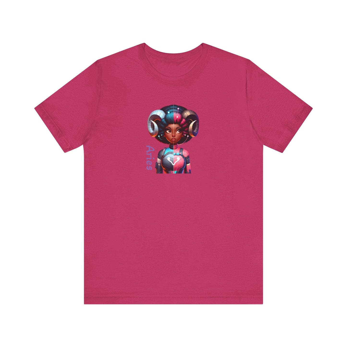 Aries AI Girl Short Sleeve Tee