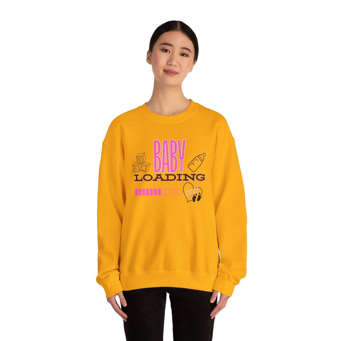 Baby Loading 2025 Unisex Heavy Blend™ Crewneck Sweatshirt