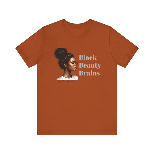 Black, beauty and Brains Sleeve Tee