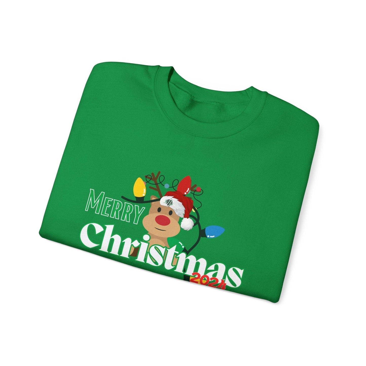 Merry Christmas 2024 Unisex Heavy Blend™ Crewneck Sweatshirt