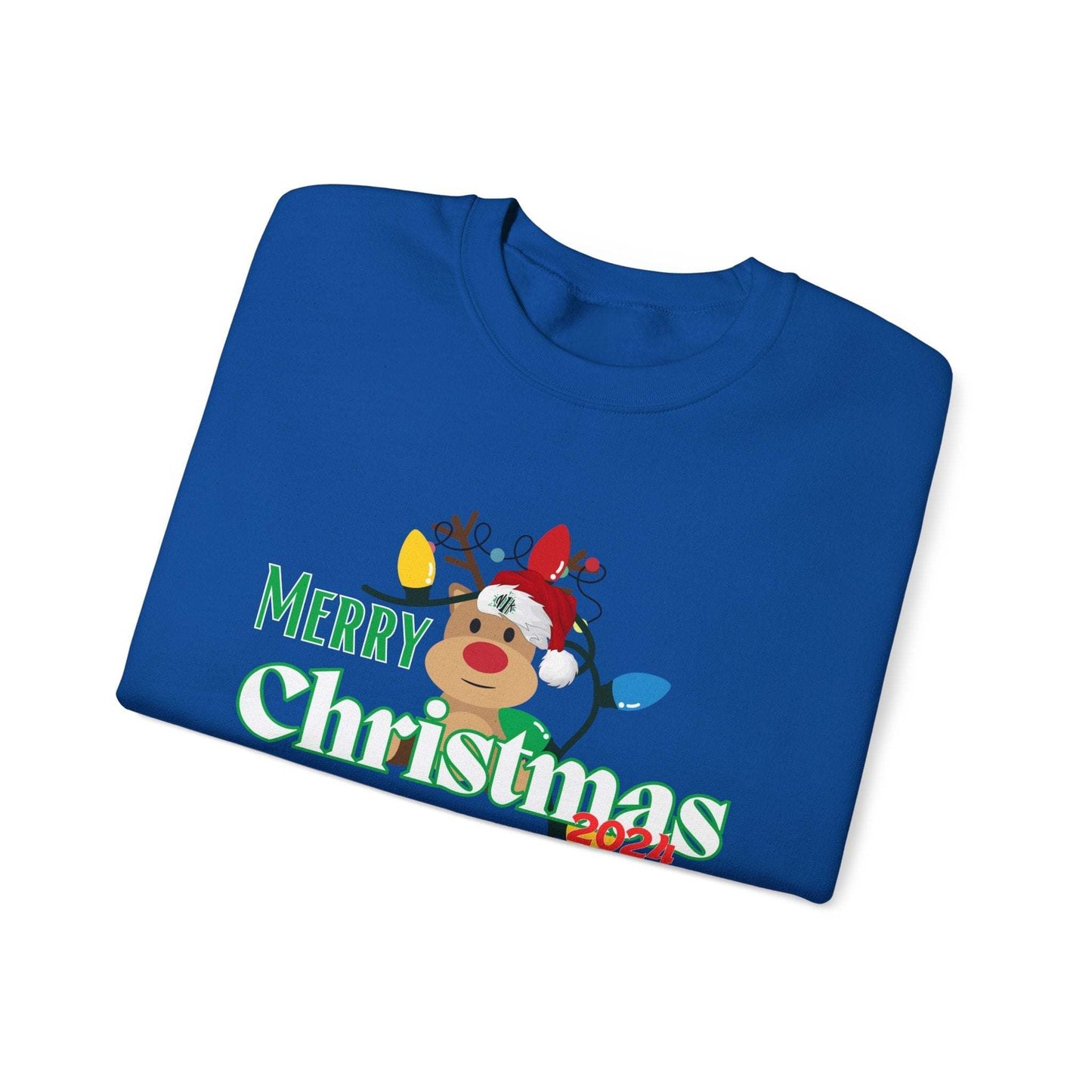 Merry Christmas 2024 Unisex Heavy Blend™ Crewneck Sweatshirt