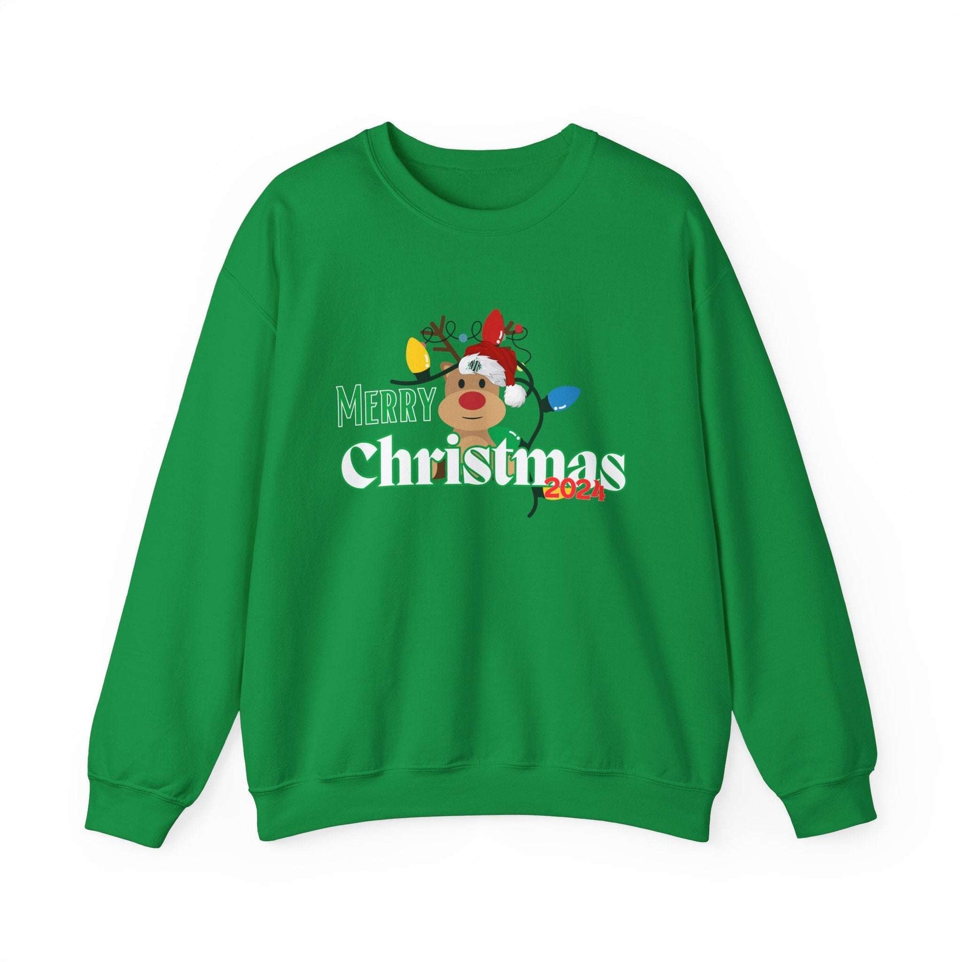 Merry Christmas 2024 Unisex Heavy Blend™ Crewneck Sweatshirt