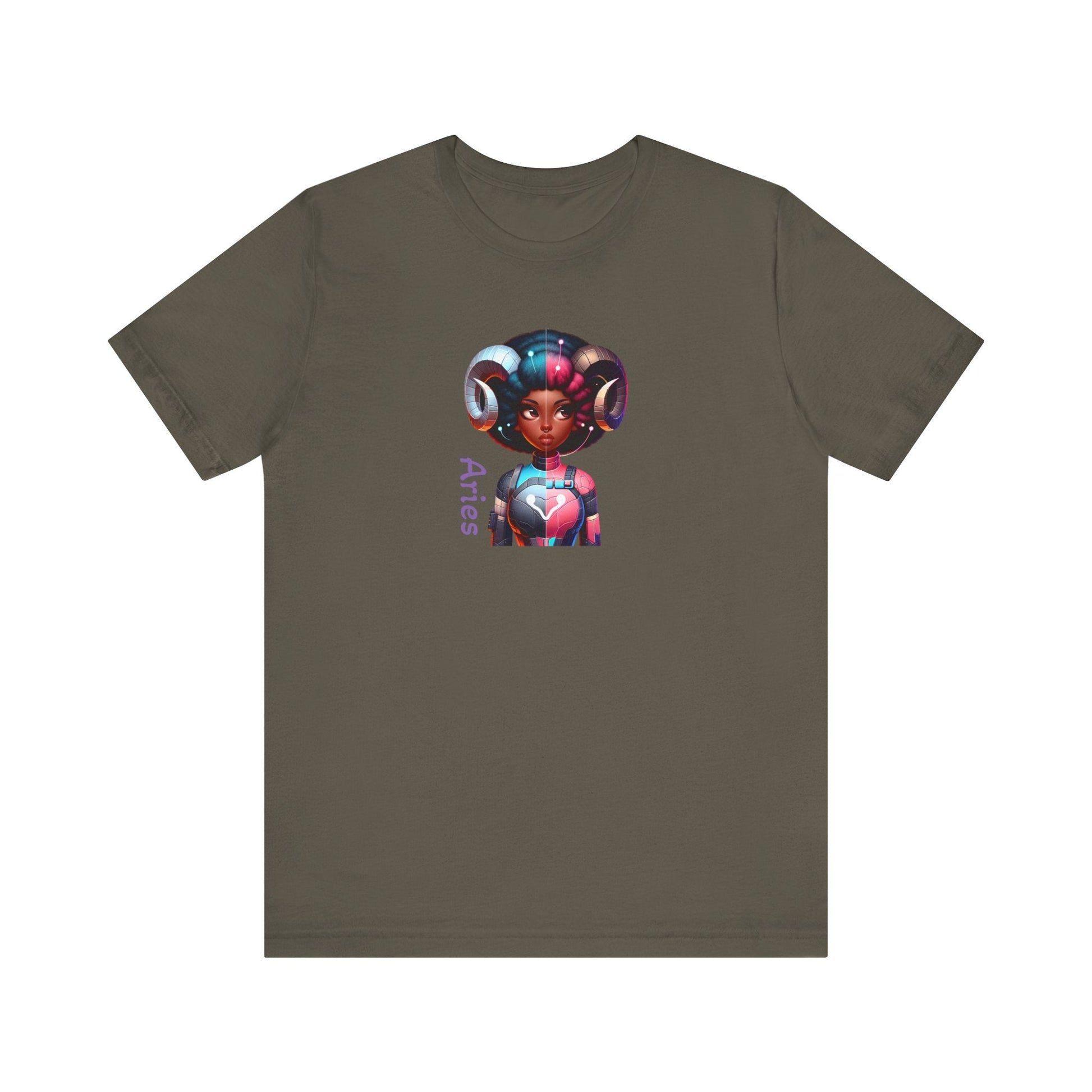 Aries AI Girl Short Sleeve Tee