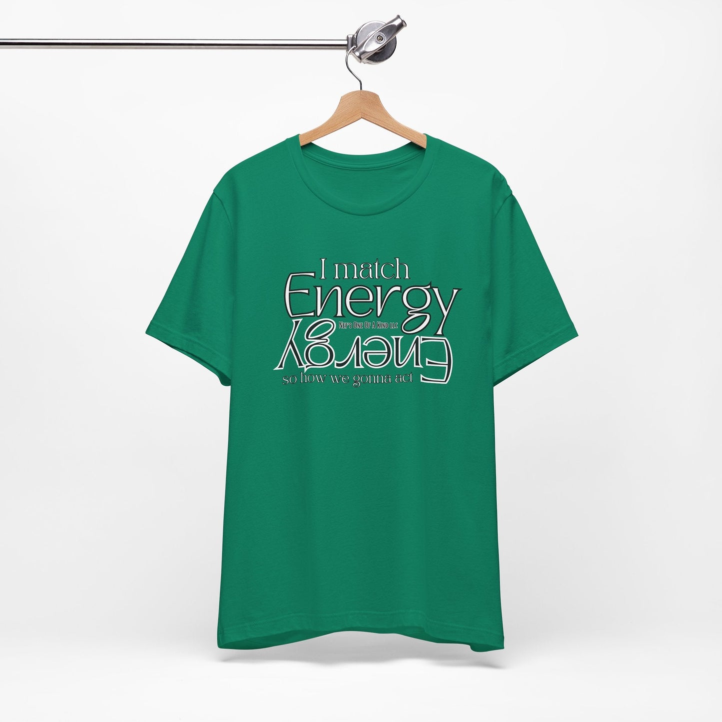 Match Energy Design Unisex Short Sleeve Tee