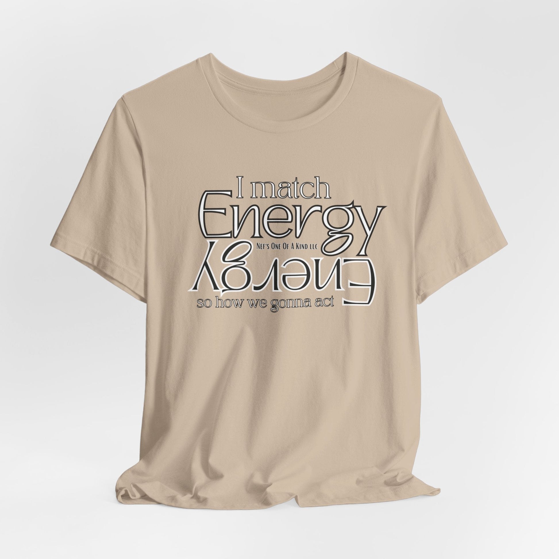 Match Energy Design Unisex Short Sleeve Tee