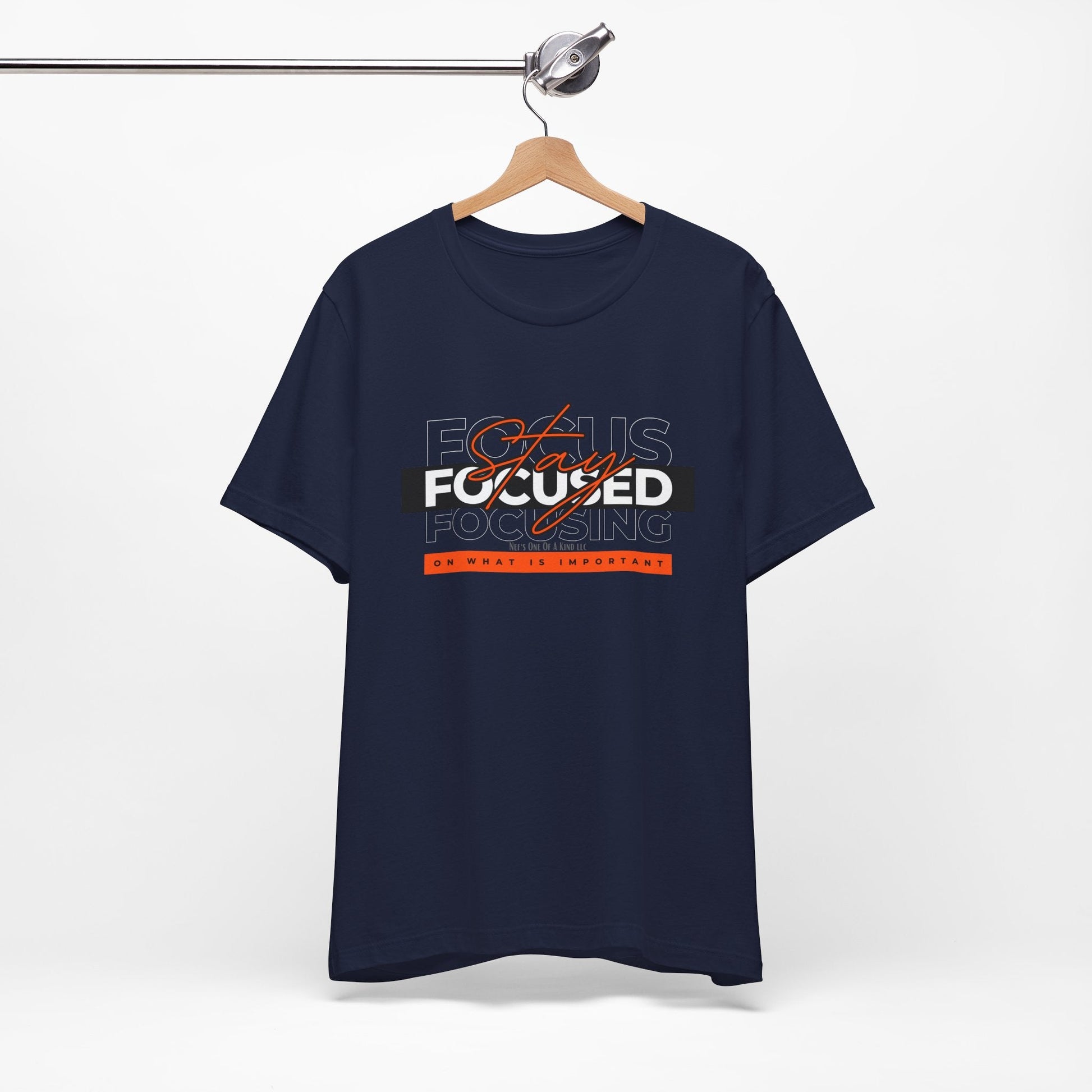 Stay Focused Unisex Jersey Short Sleeve Tee