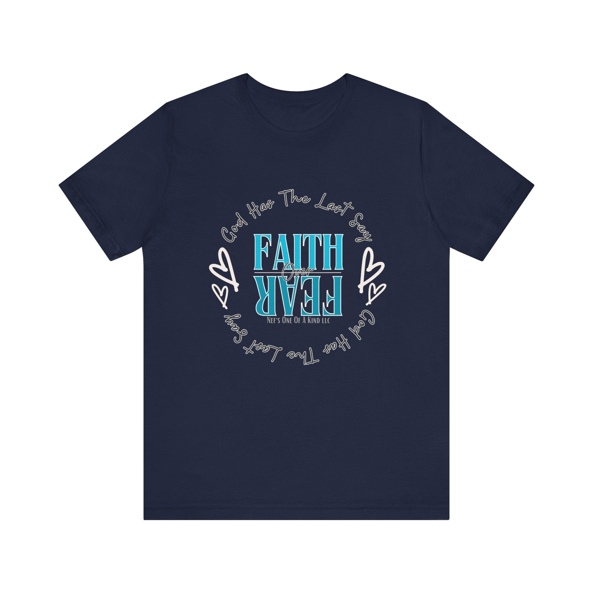 Faith over Fear Unisex Short Sleeve Tee