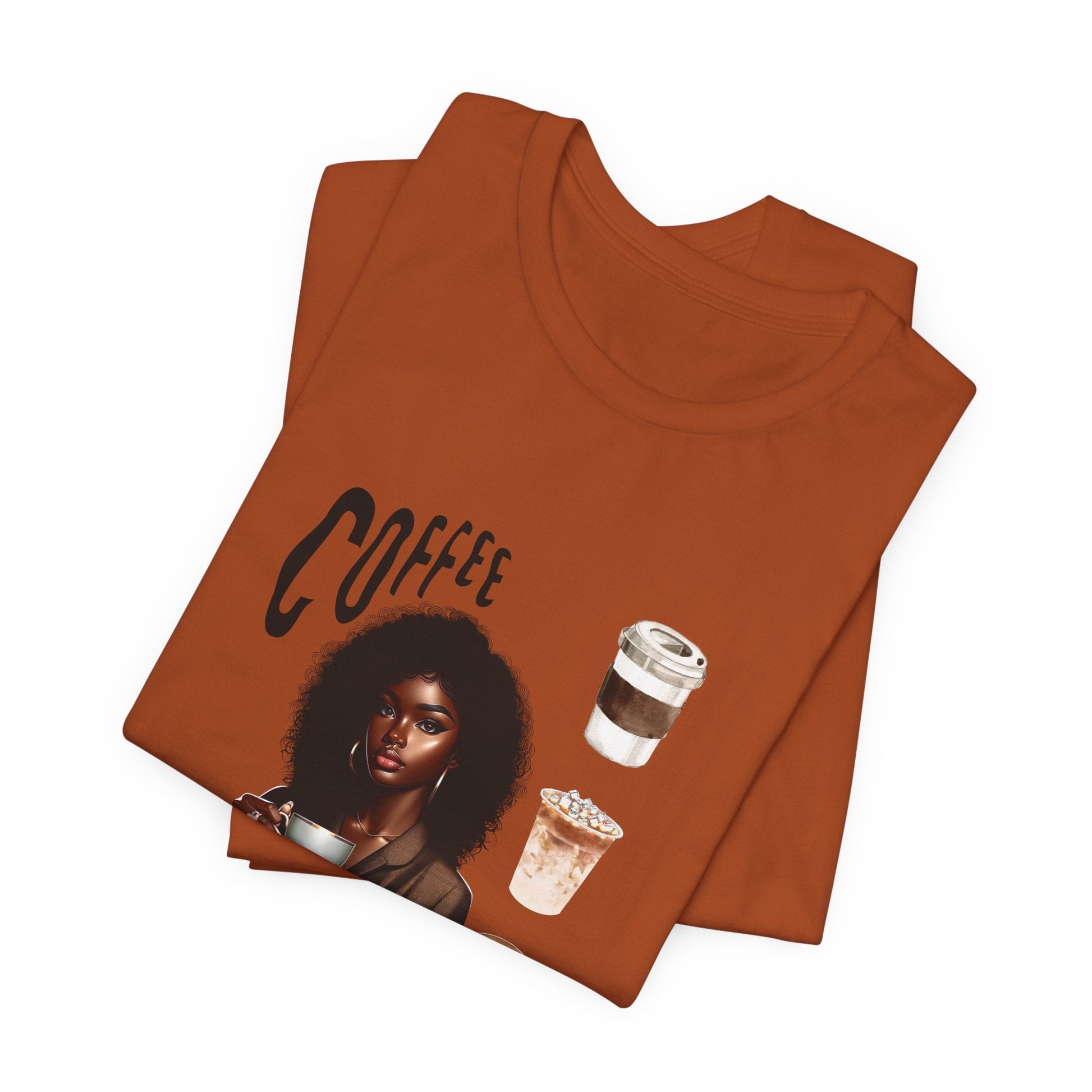 Coffee with Lady Jersey Short Sleeve Tee