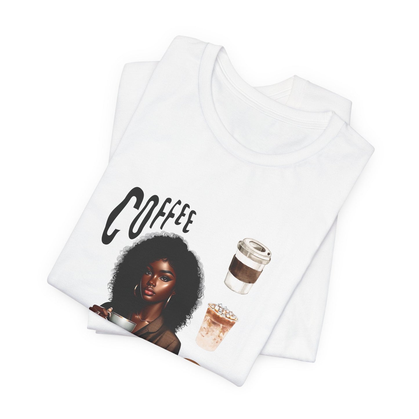 Coffee with Lady Jersey Short Sleeve Tee