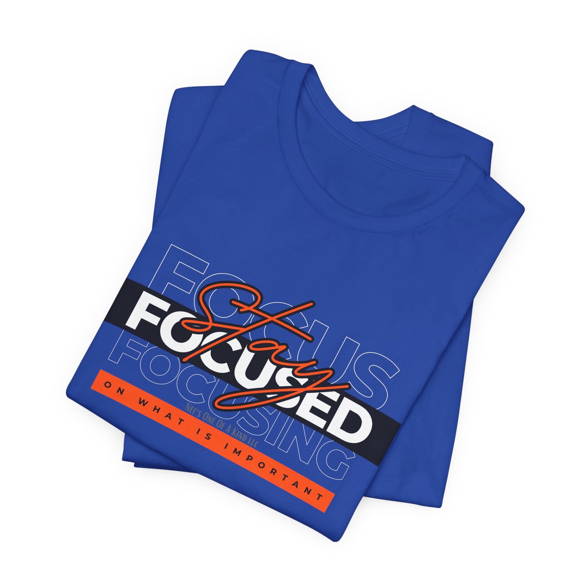 Stay Focused Unisex Jersey Short Sleeve Tee