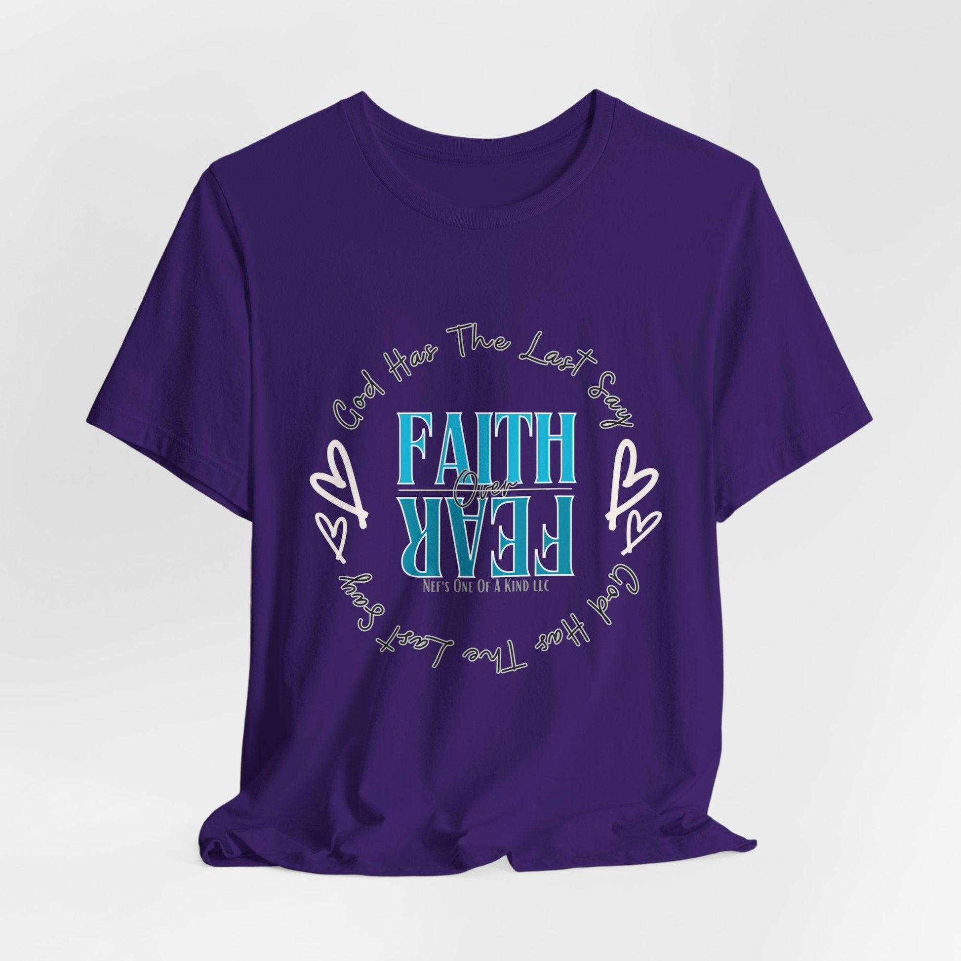 Faith over Fear Unisex Short Sleeve Tee