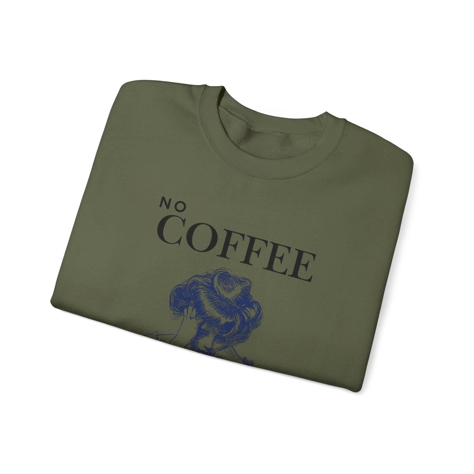 No Coffee No Conversation Unisex Heavy Blend™ Crewneck Sweatshirt