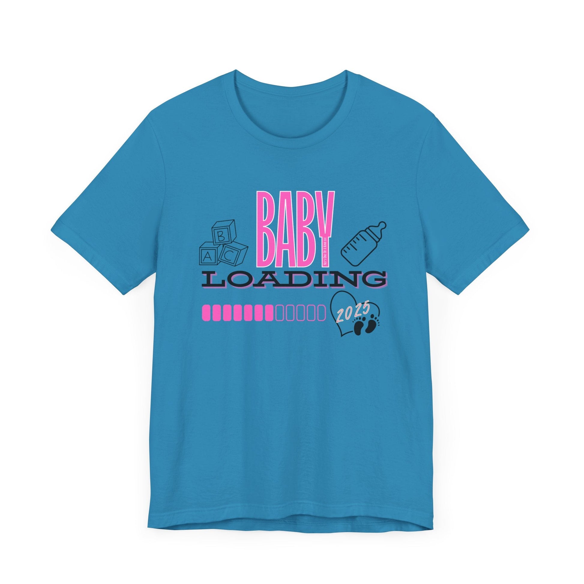 Baby Loading 2025 Pink Unisex Jersey Short Sleeve Tee