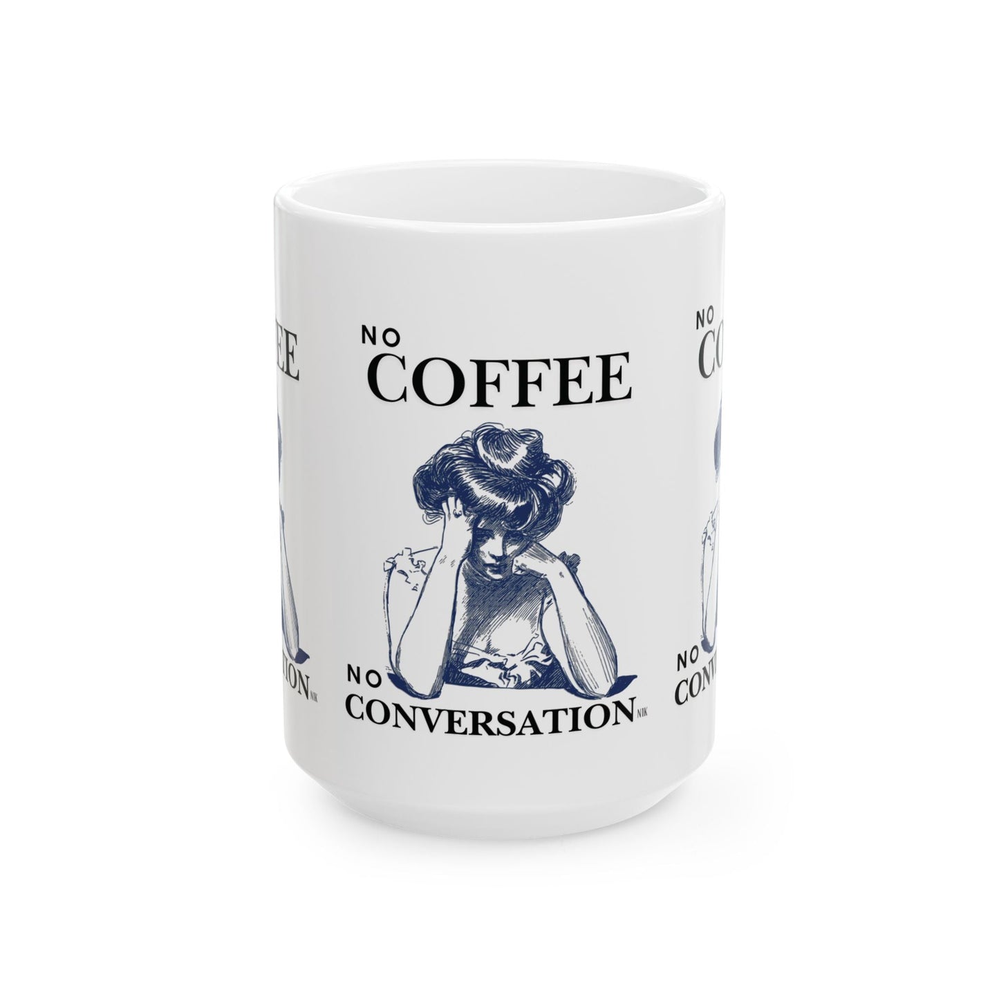 Conversation Ceramic Mug