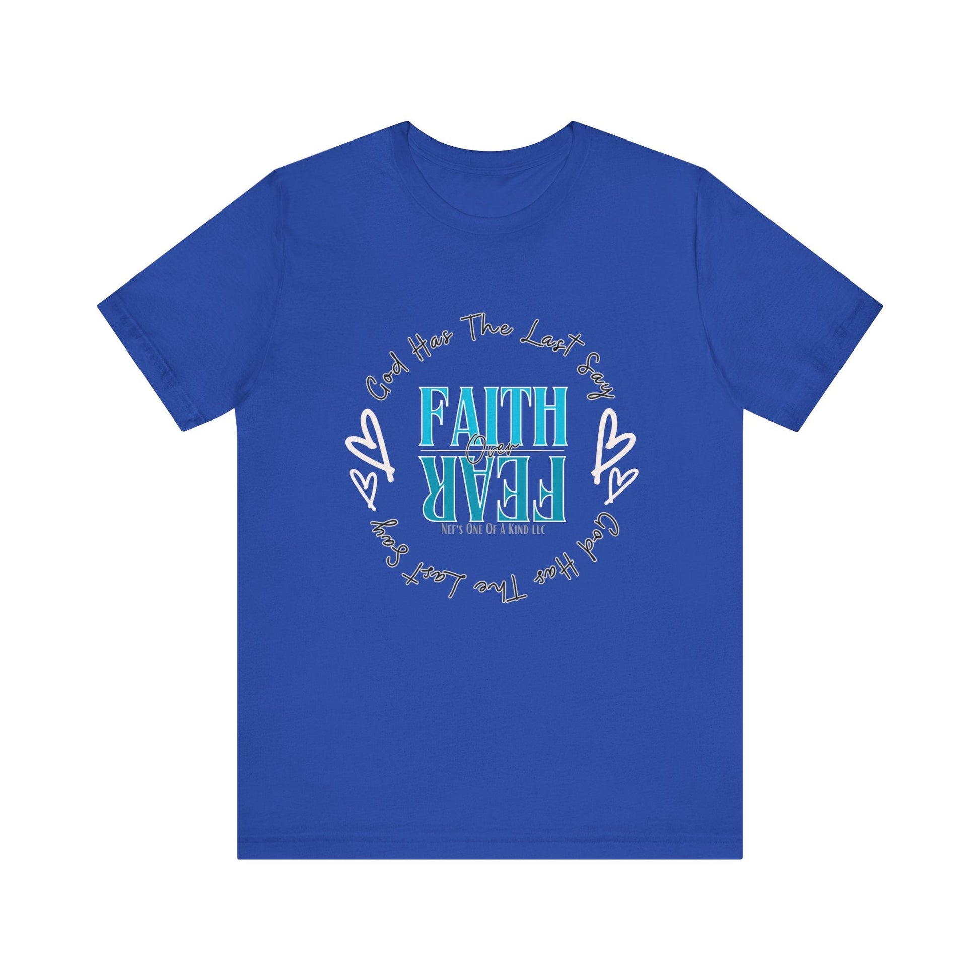 Faith over Fear Unisex Short Sleeve Tee