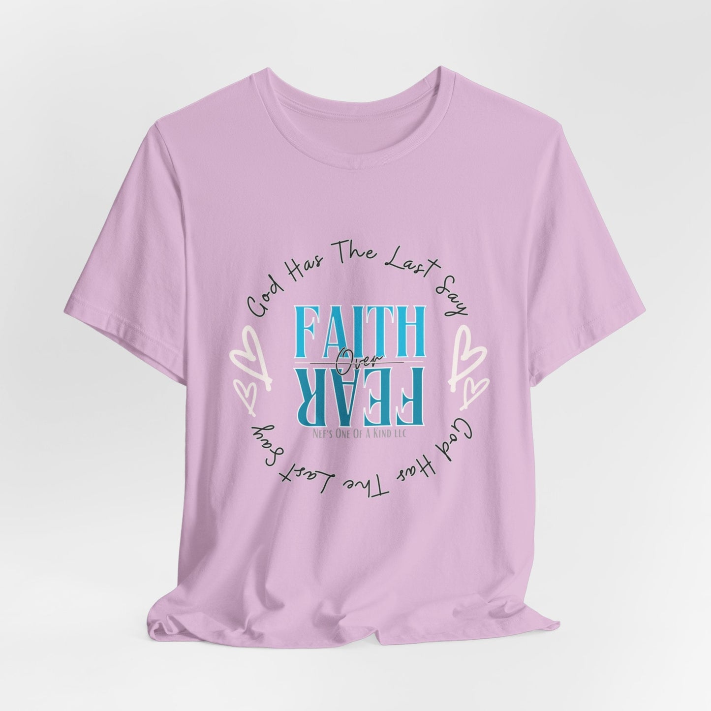 Faith over Fear Unisex Short Sleeve Tee