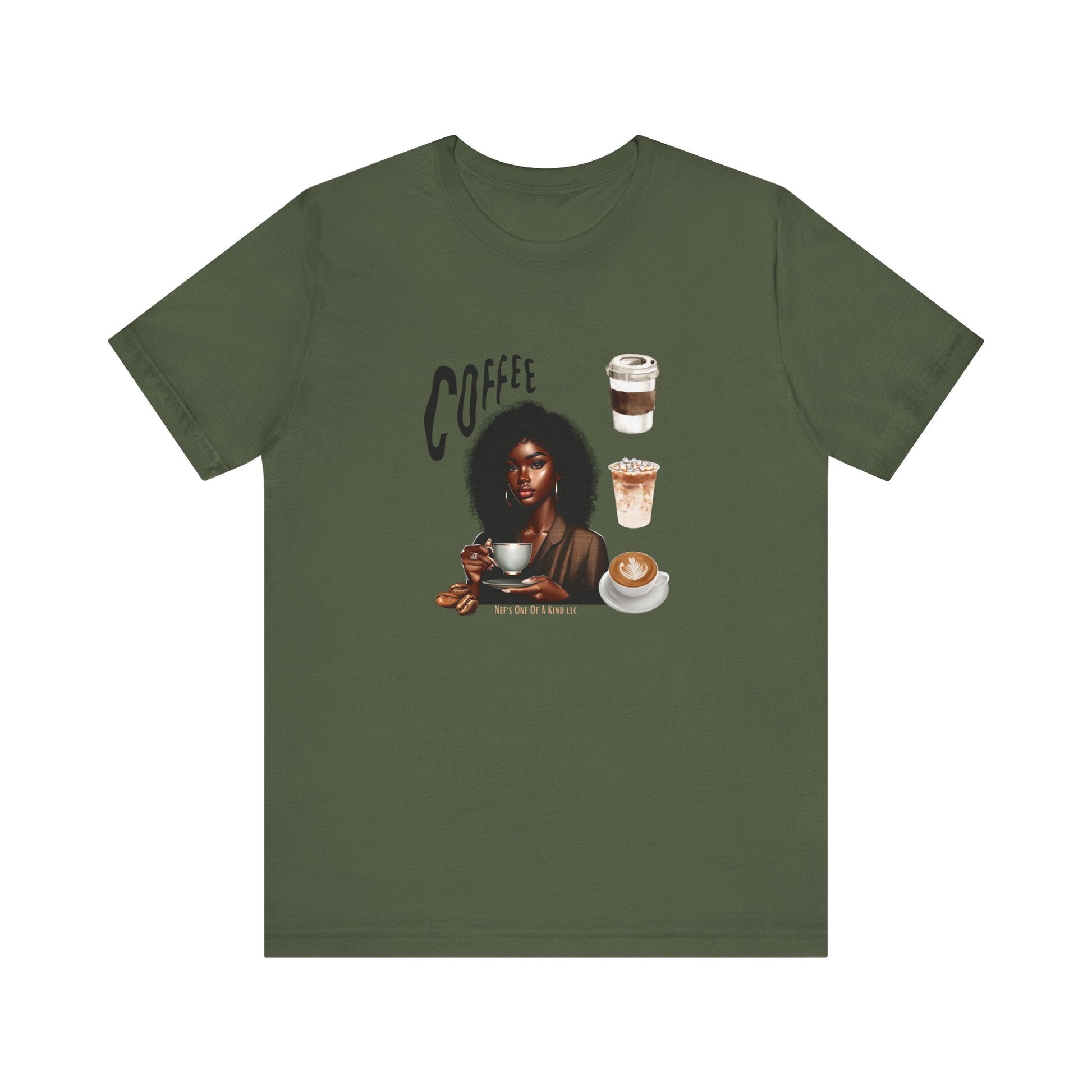 Coffee with Lady Jersey Short Sleeve Tee