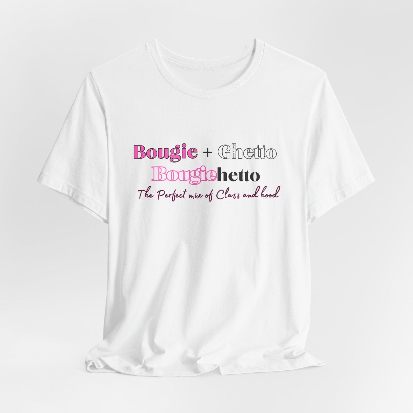 Bougie + Ghetto Unisex Jersey Short Sleeve Tee