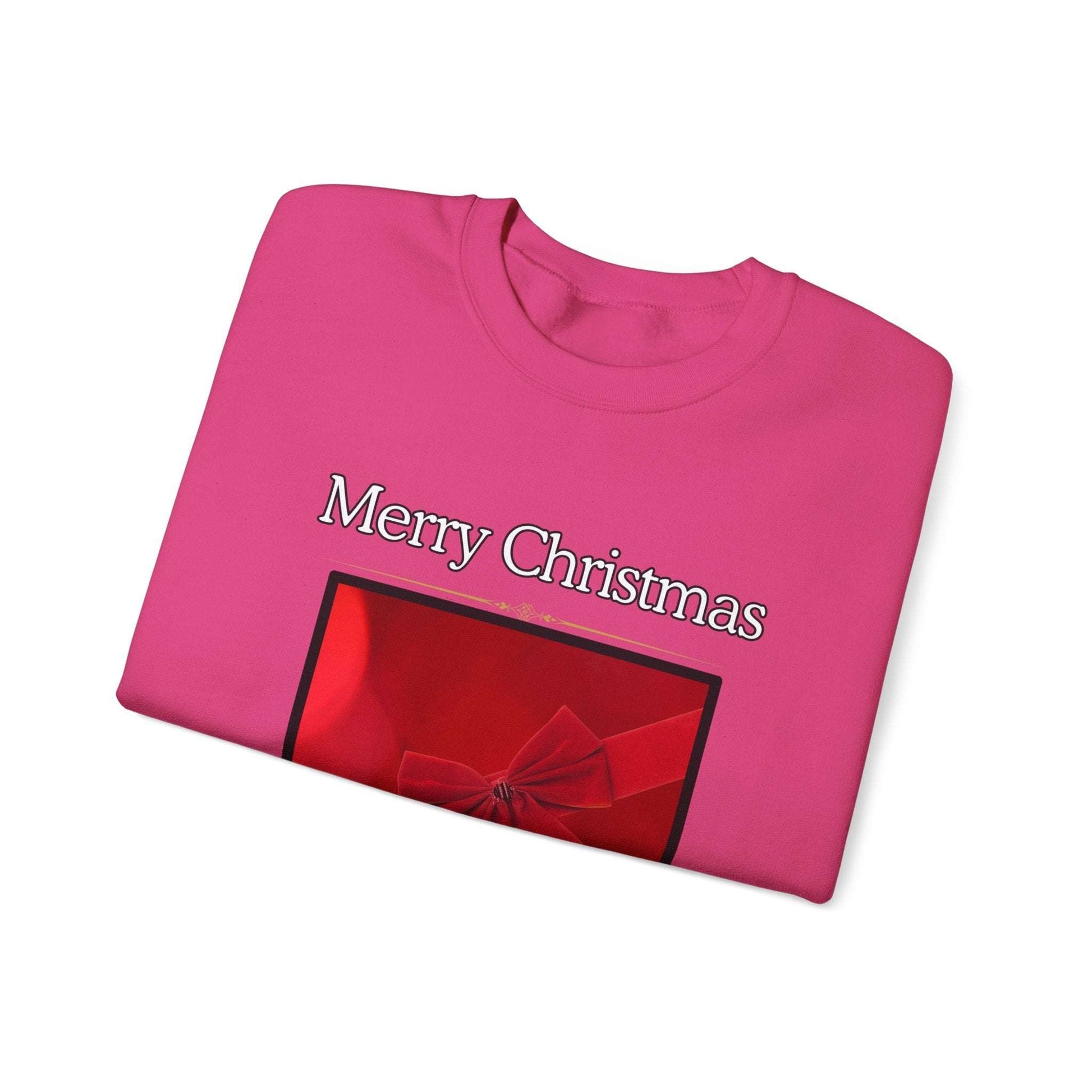 Merry Christmas Present Unisex Heavy Blend™ Crewneck Sweatshirt