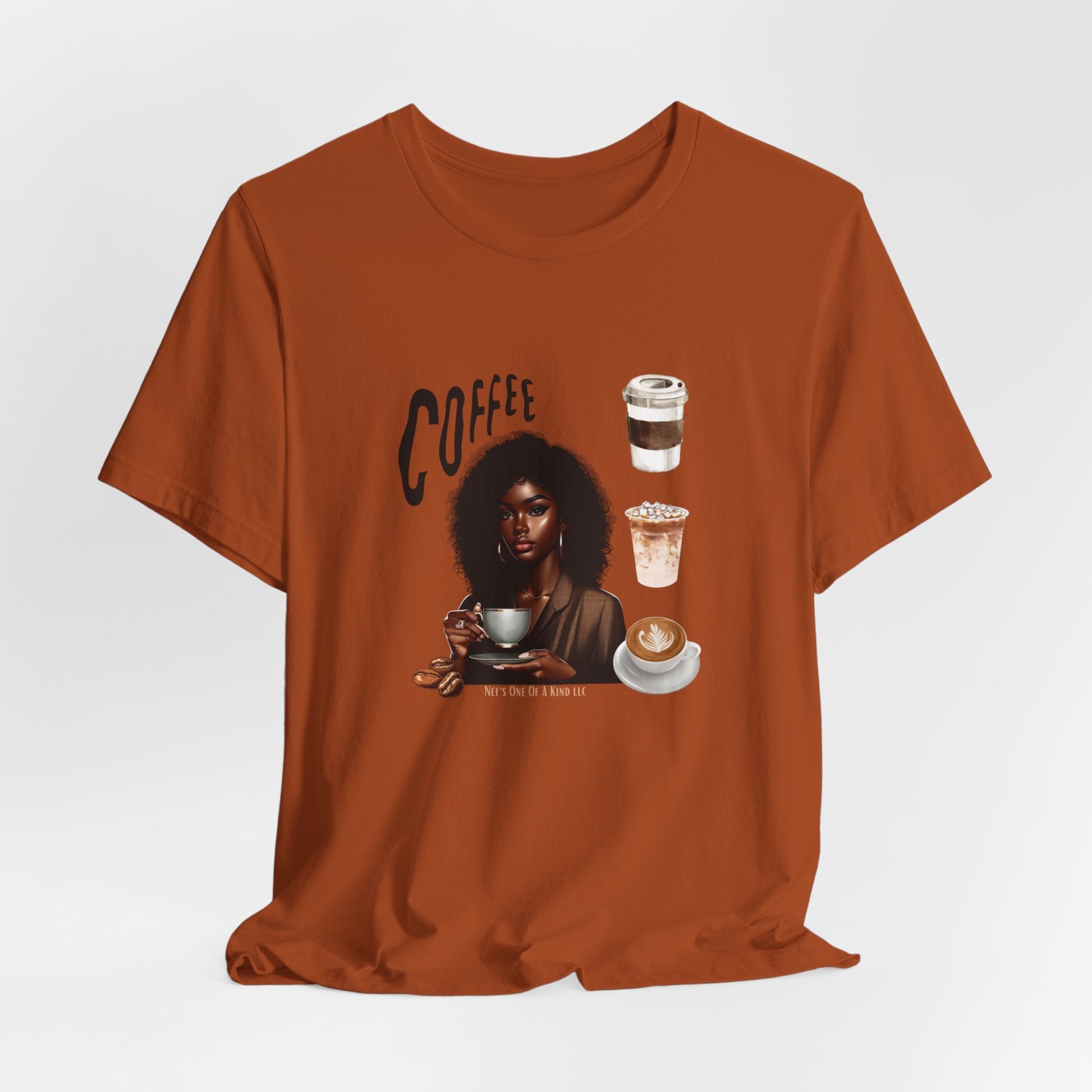 Coffee with Lady Jersey Short Sleeve Tee