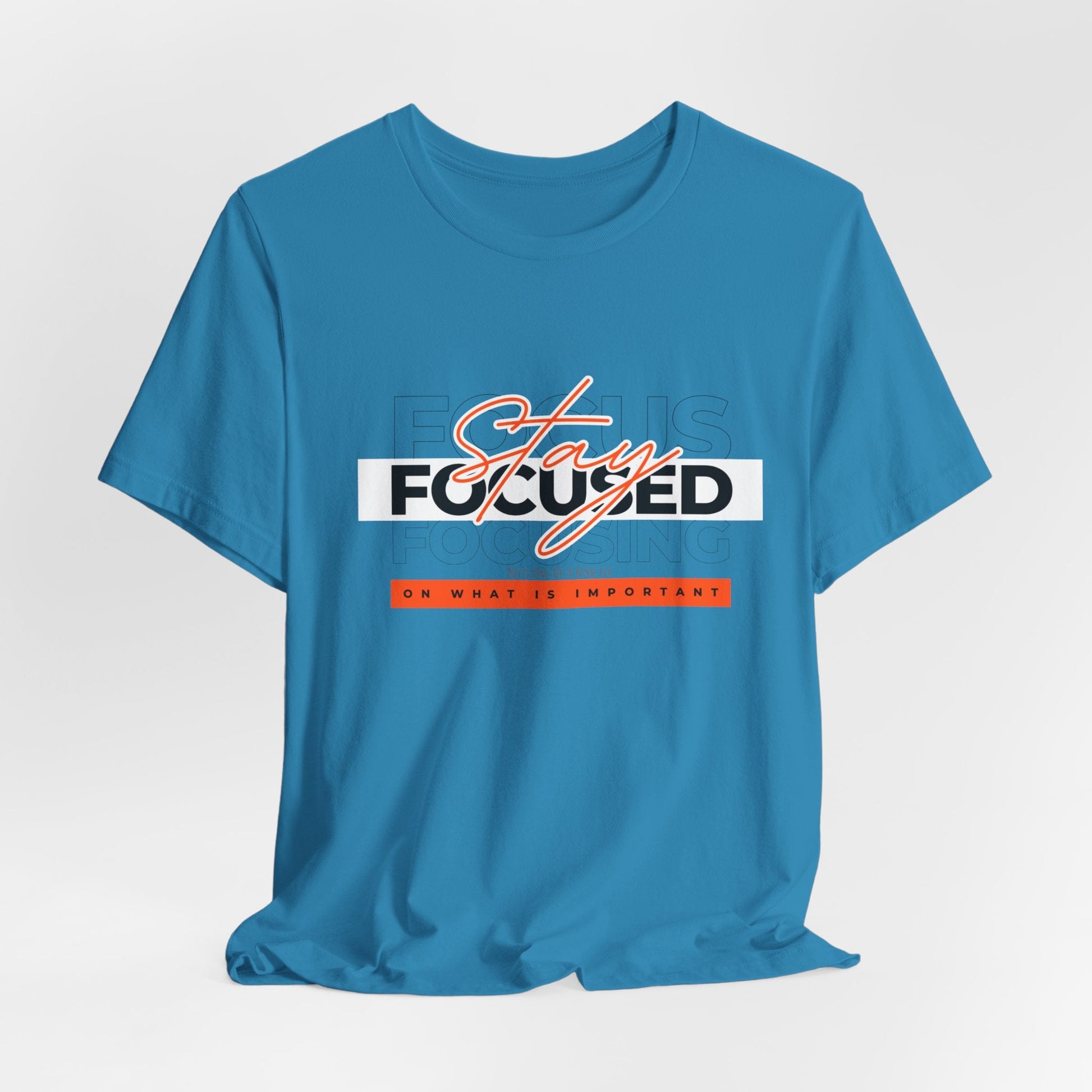 Stay Focused Unisex Jersey Short Sleeve Tee