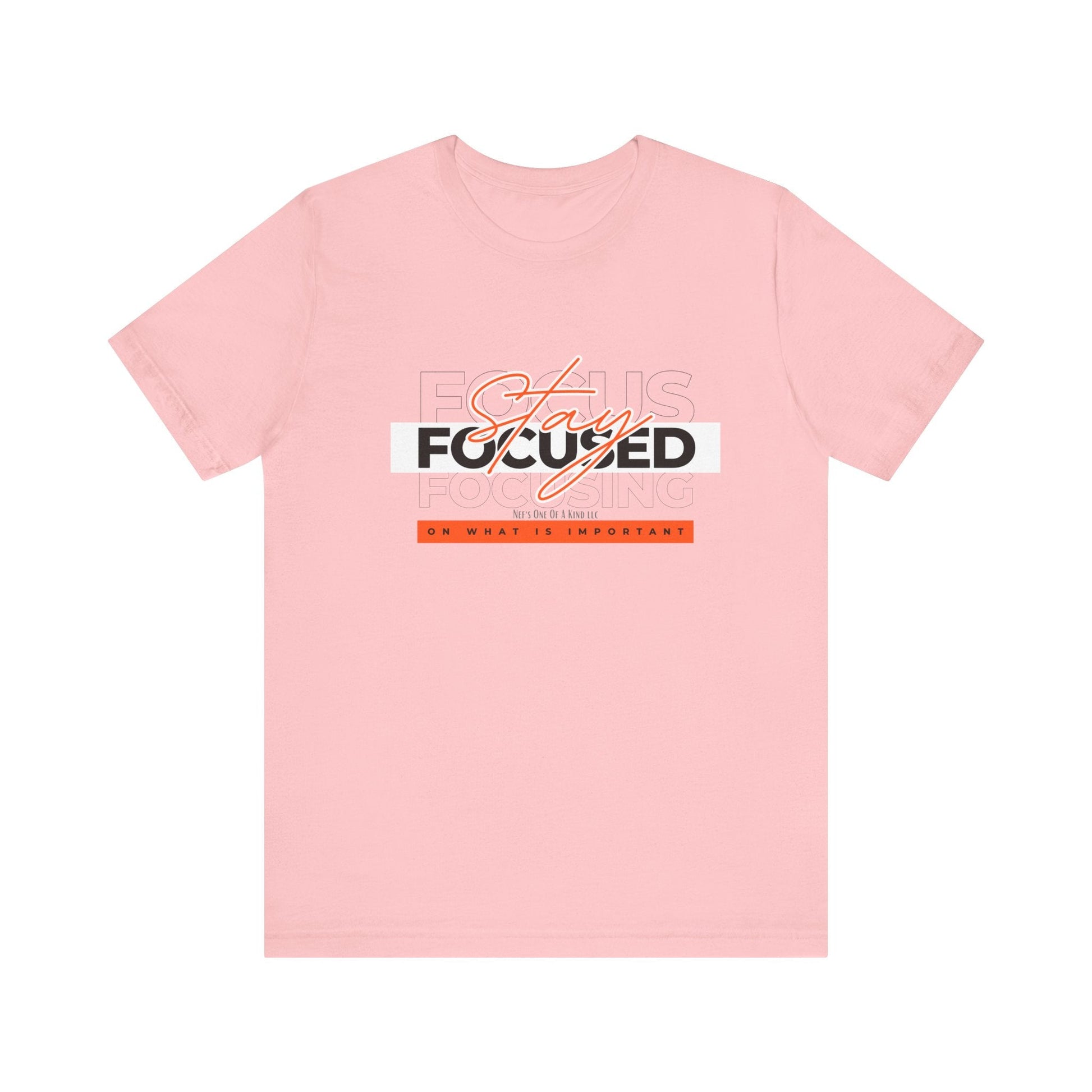 Stay Focused Unisex Jersey Short Sleeve Tee