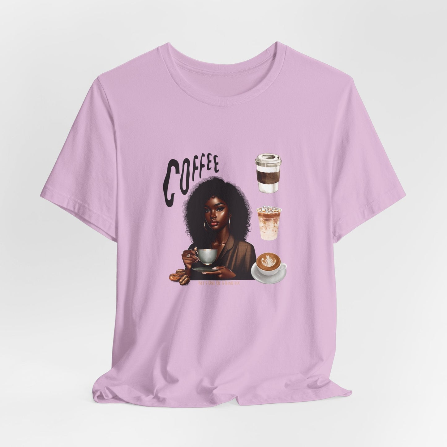 Coffee with Lady Jersey Short Sleeve Tee