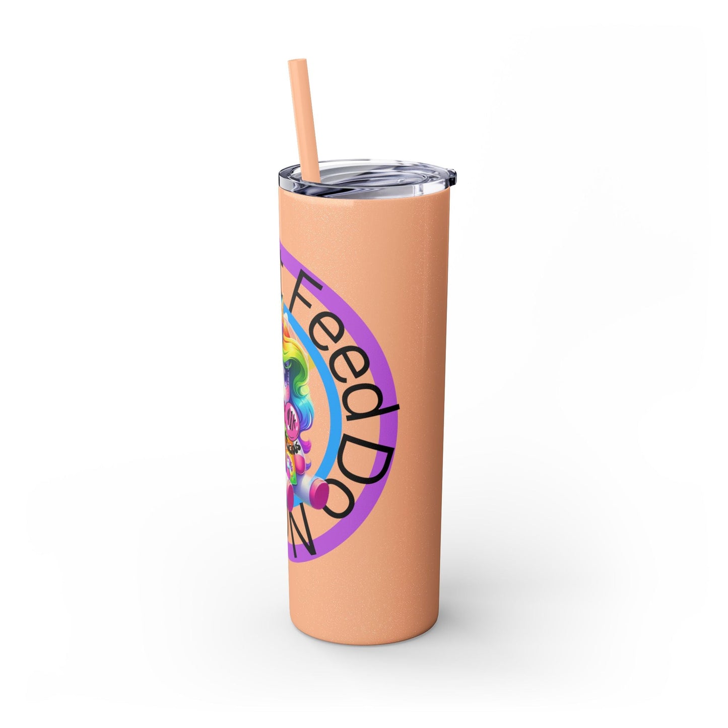 Feed Unicorn Skinny Tumbler