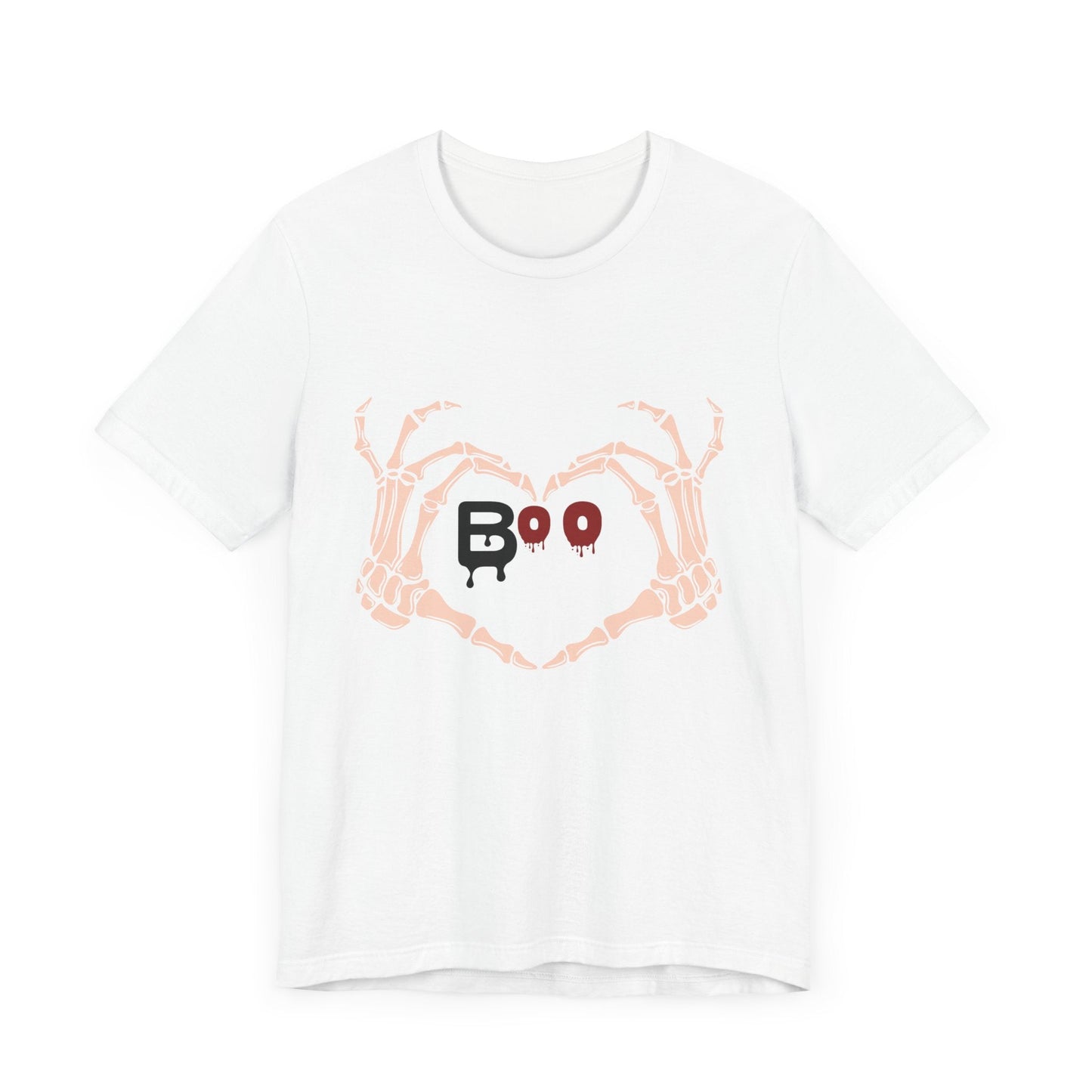 "Skeleton Love Boo" Unisex Jersey Short Sleeve Tee