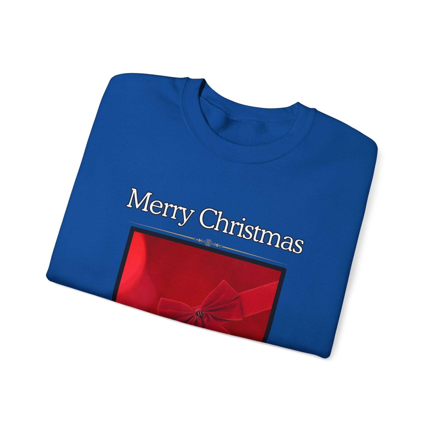 Merry Christmas Present Unisex Heavy Blend™ Crewneck Sweatshirt