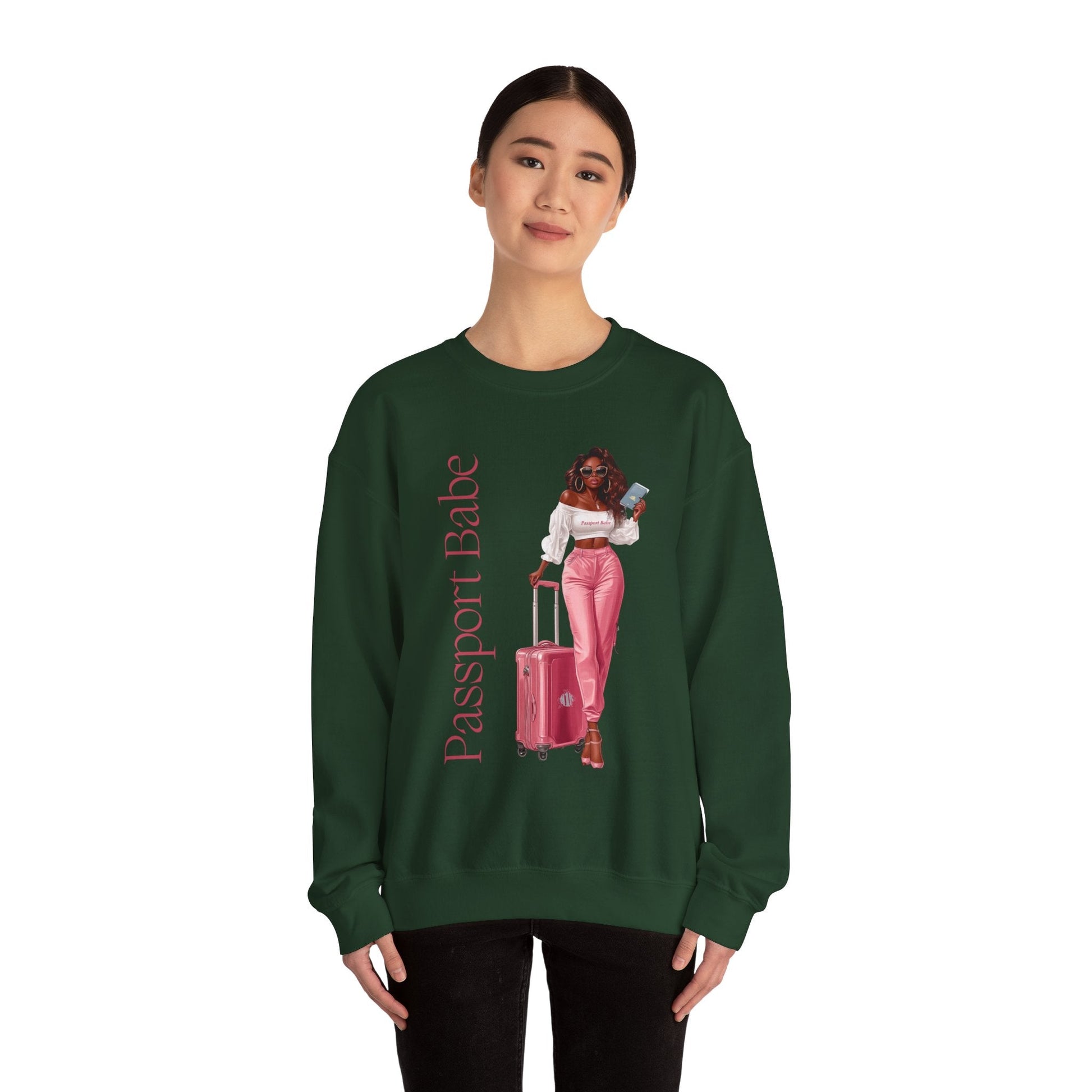 Passport Babe Heavy Blend™ Crewneck Sweatshirt