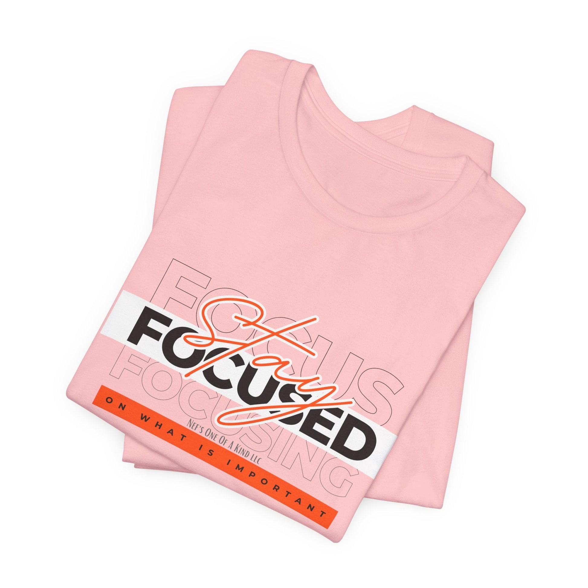 Stay Focused Unisex Jersey Short Sleeve Tee