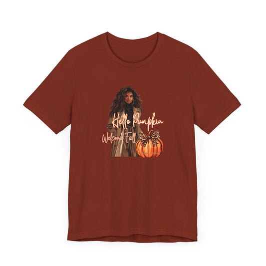 Hello Pumpkin Welcome Fall Tee