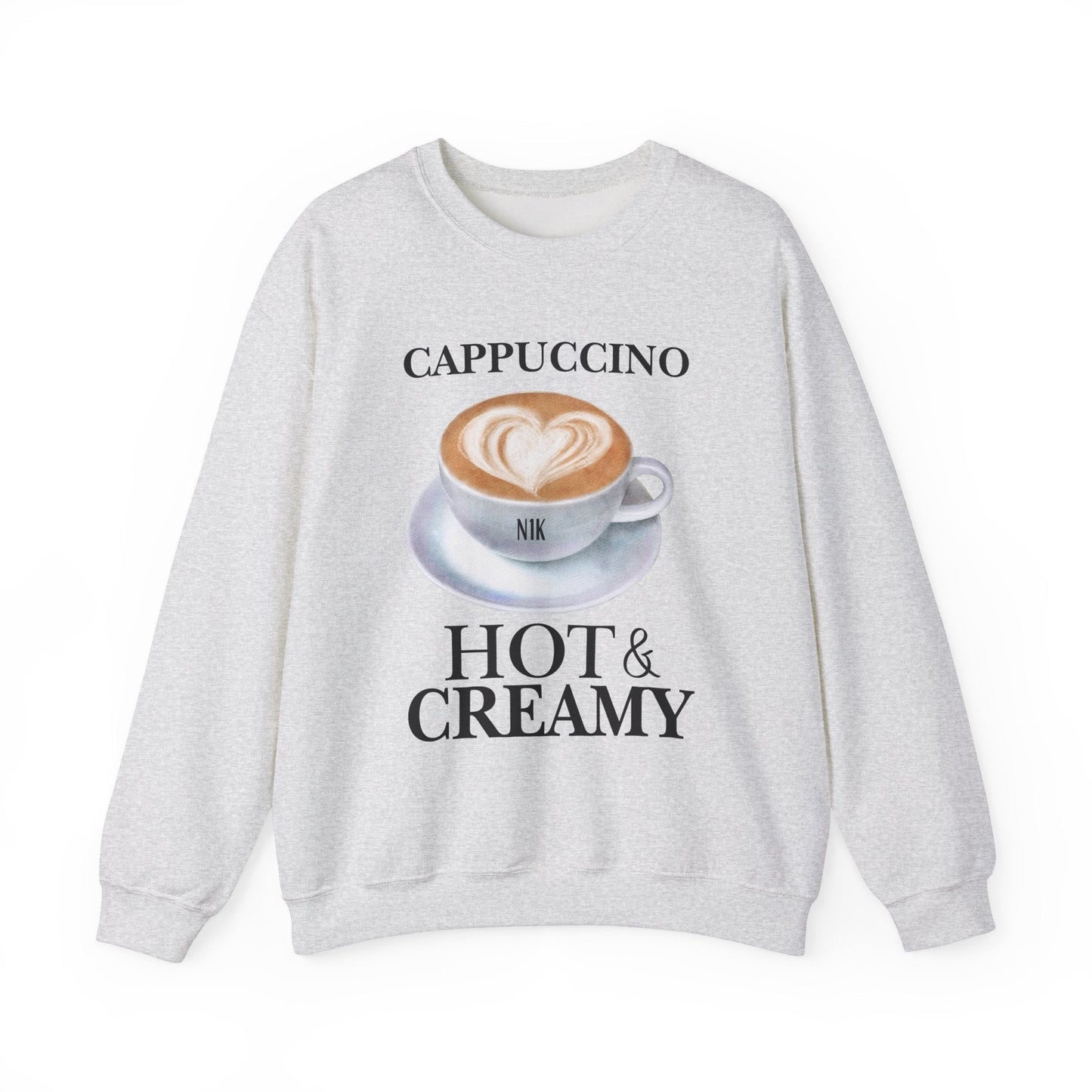 Creamy Sweatshirt Unisex Heavy Blend™ Crewneck Sweatshirt Cappuccino Hot