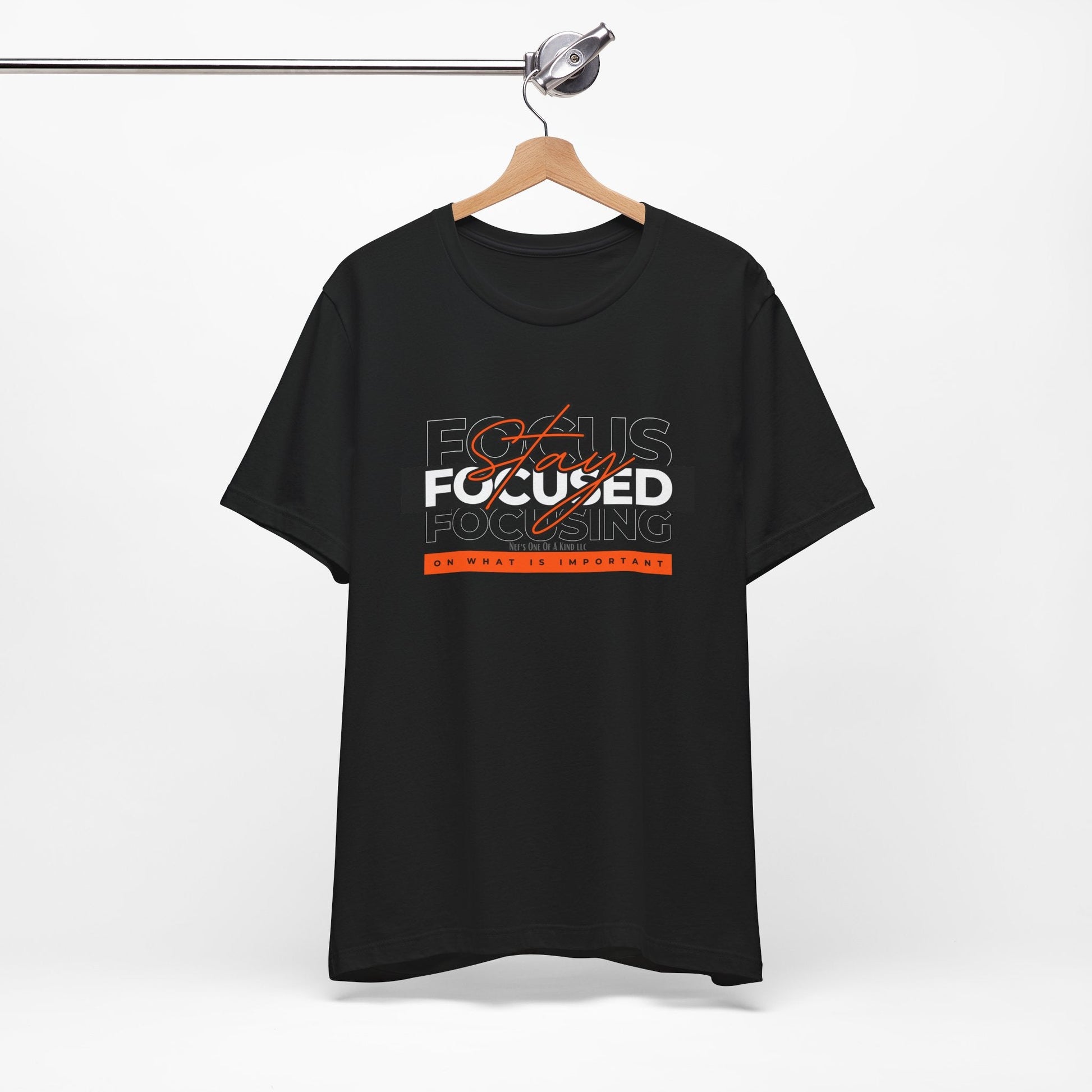 Stay Focused Unisex Jersey Short Sleeve Tee