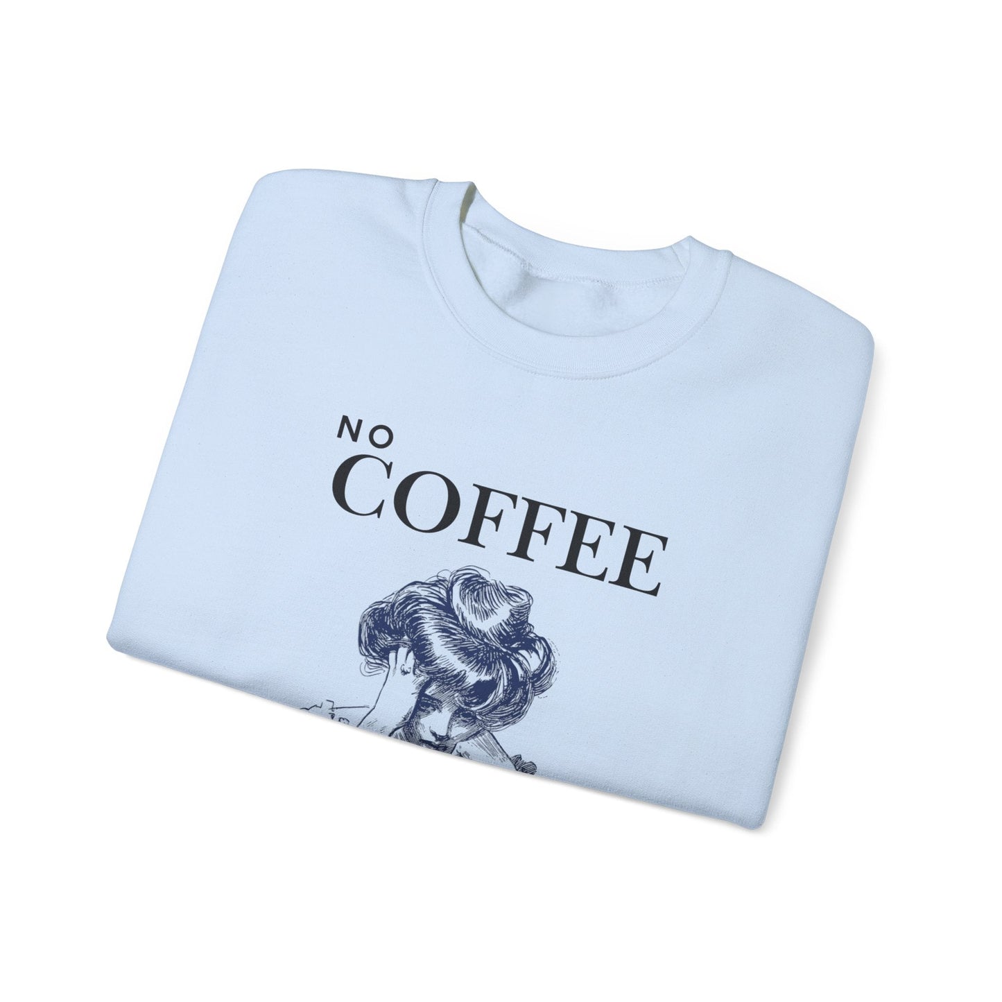 No Coffee No Conversation Unisex Heavy Blend™ Crewneck Sweatshirt