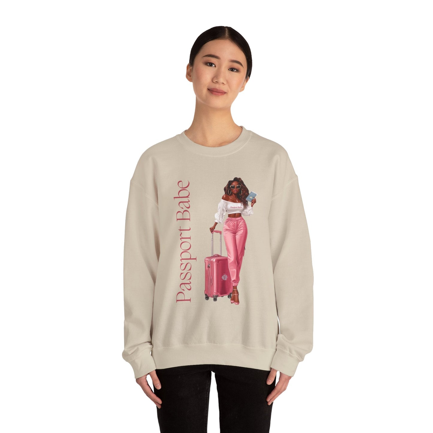 Passport Babe Heavy Blend™ Crewneck Sweatshirt