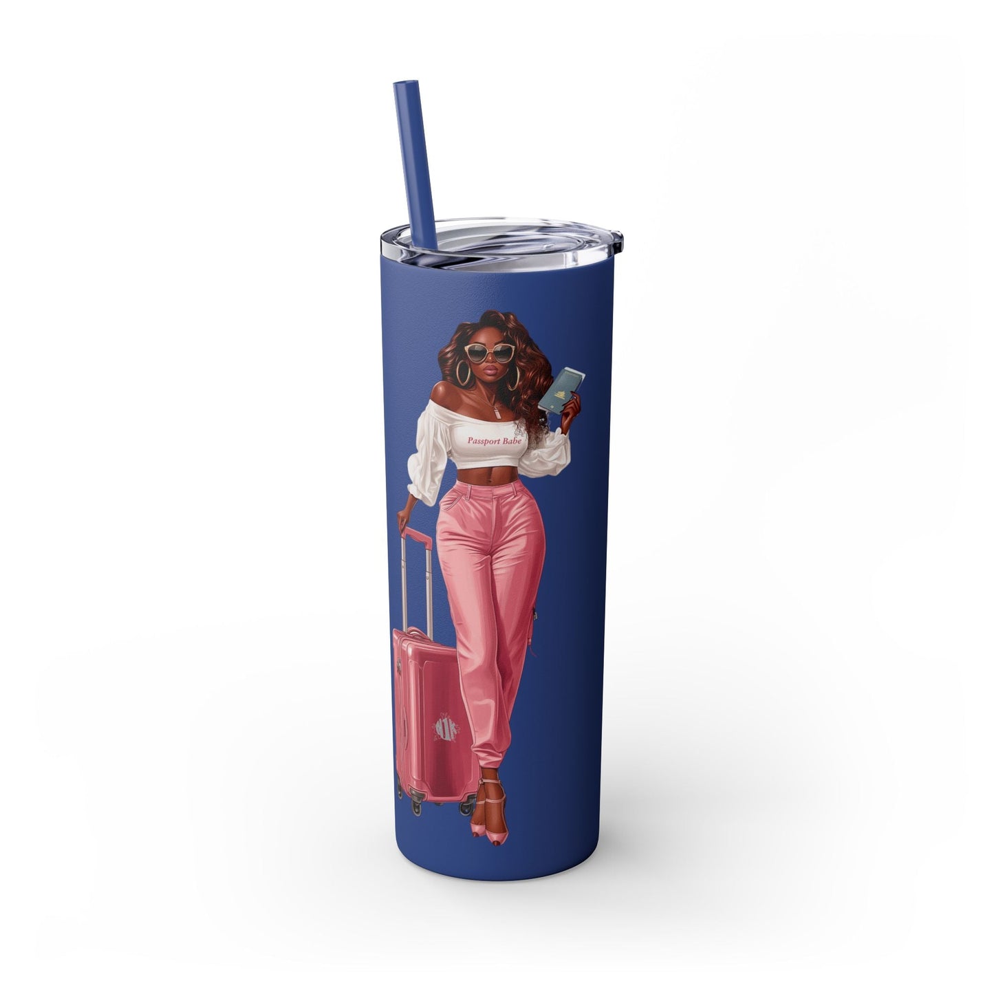 Passport Babe Skinny Tumbler