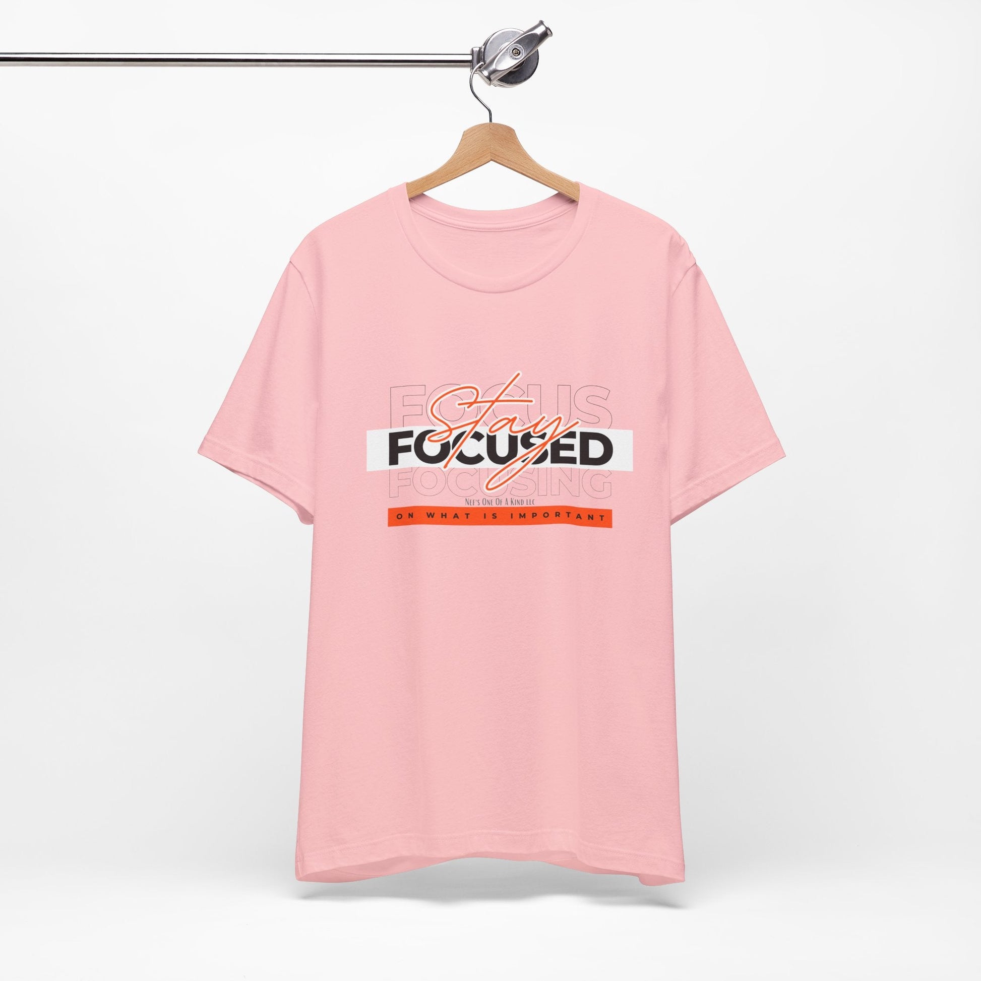 Stay Focused Unisex Jersey Short Sleeve Tee