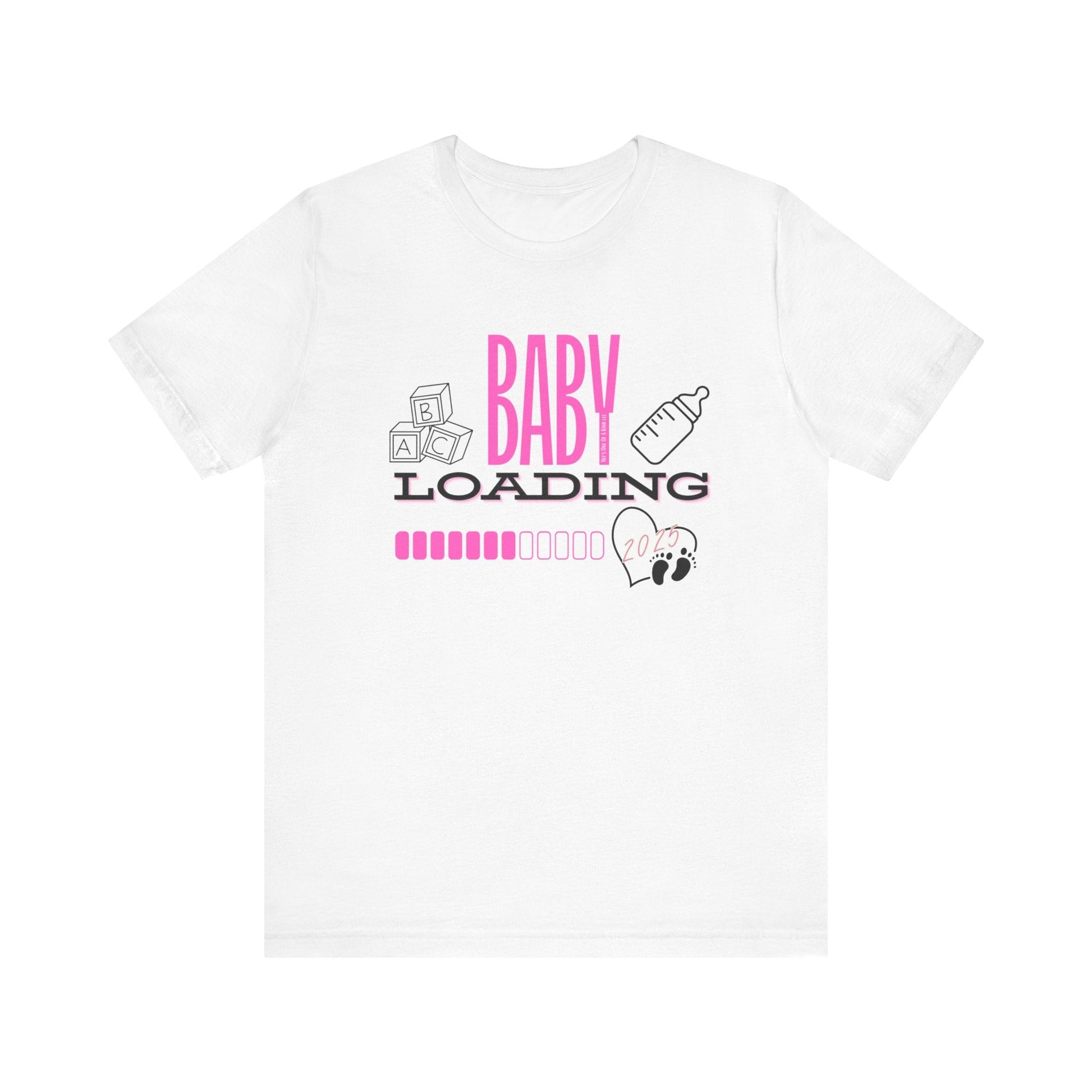 Baby Loading 2025 Pink Unisex Jersey Short Sleeve Tee