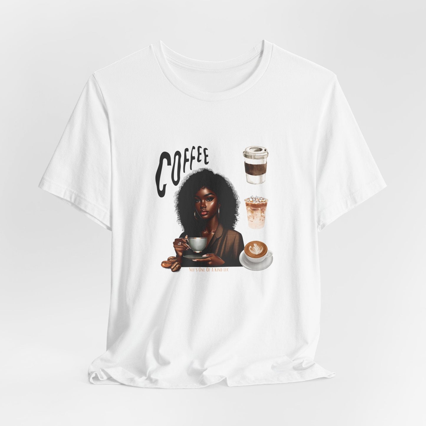 Coffee with Lady Jersey Short Sleeve Tee